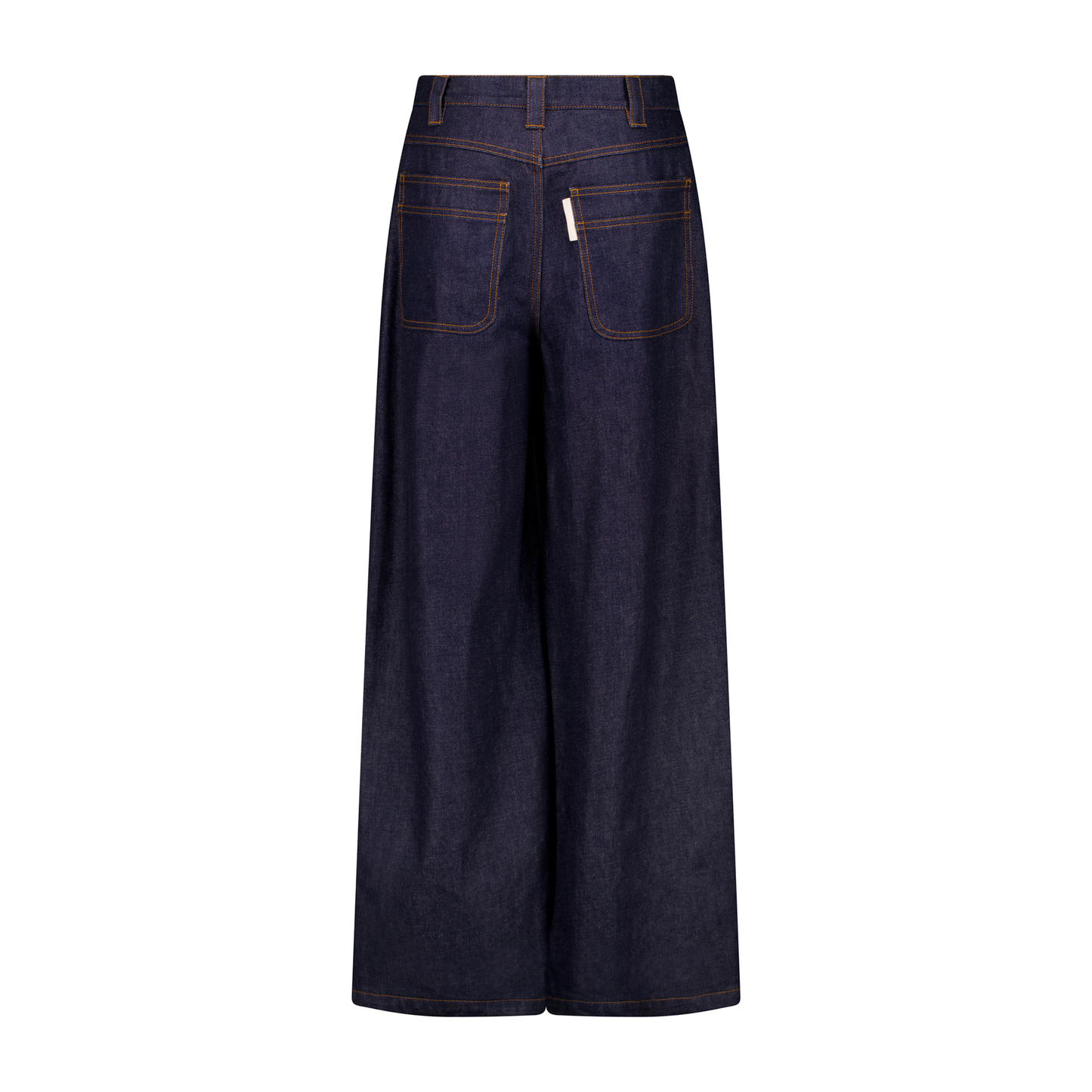 Egon Wide-Leg Raw Denim Trousers