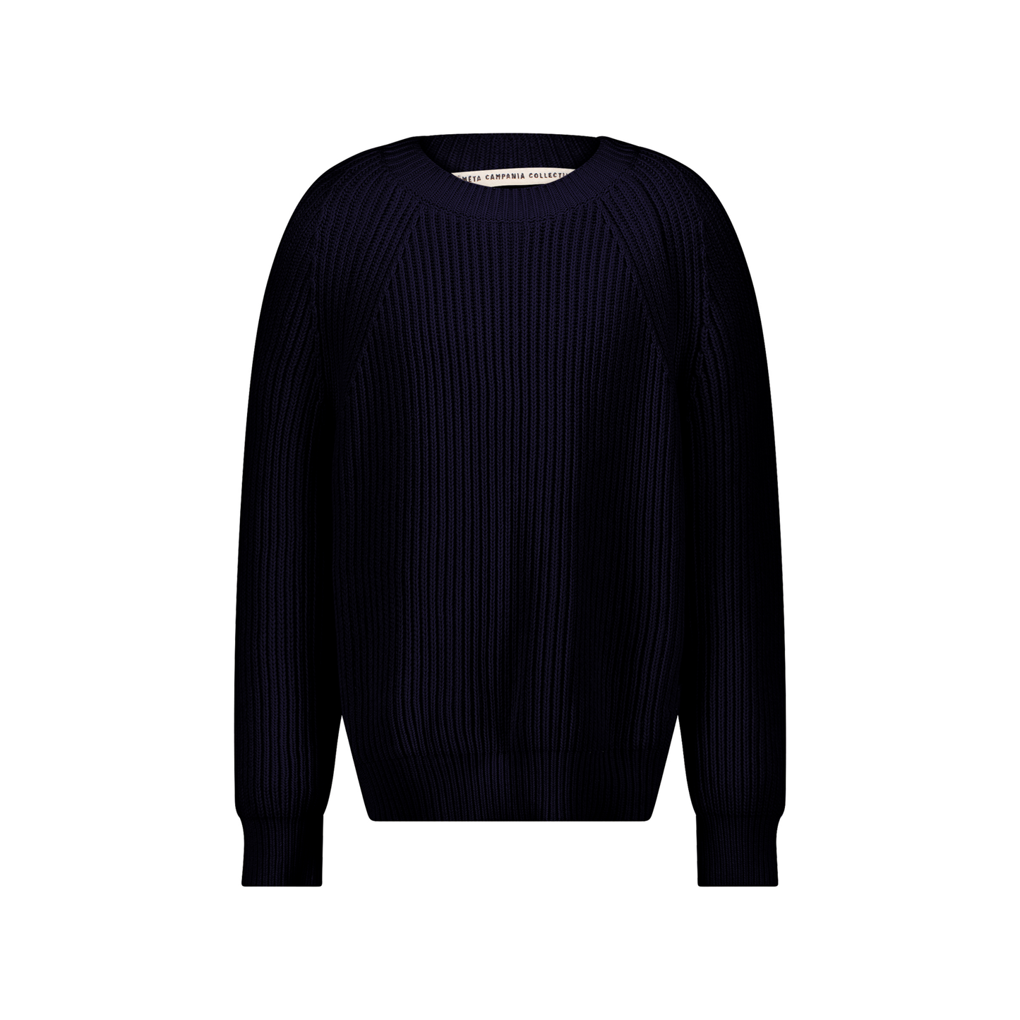 Michel Exaggerated Rib Cotton Crew Neck