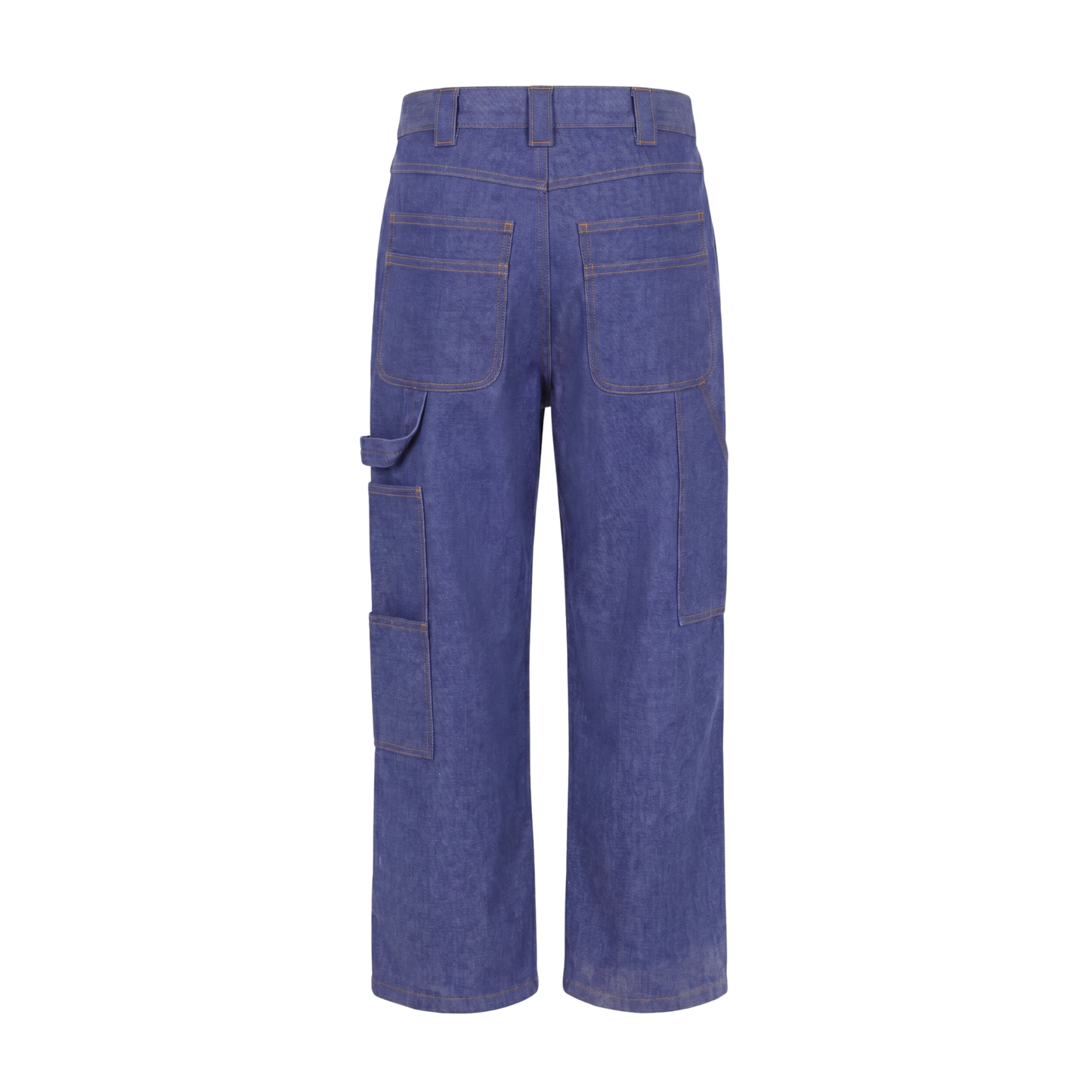 Frankie Blue Raw Denim Workwear Trousers