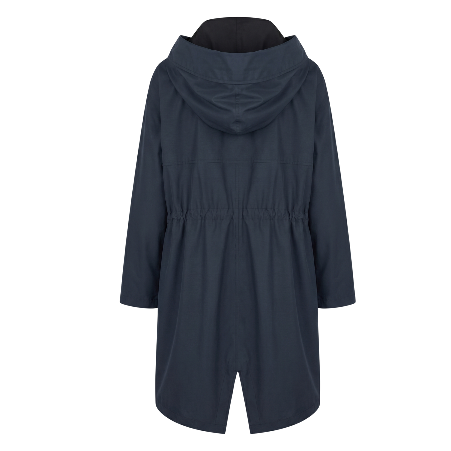 Long Unlined Wool Silk Parka