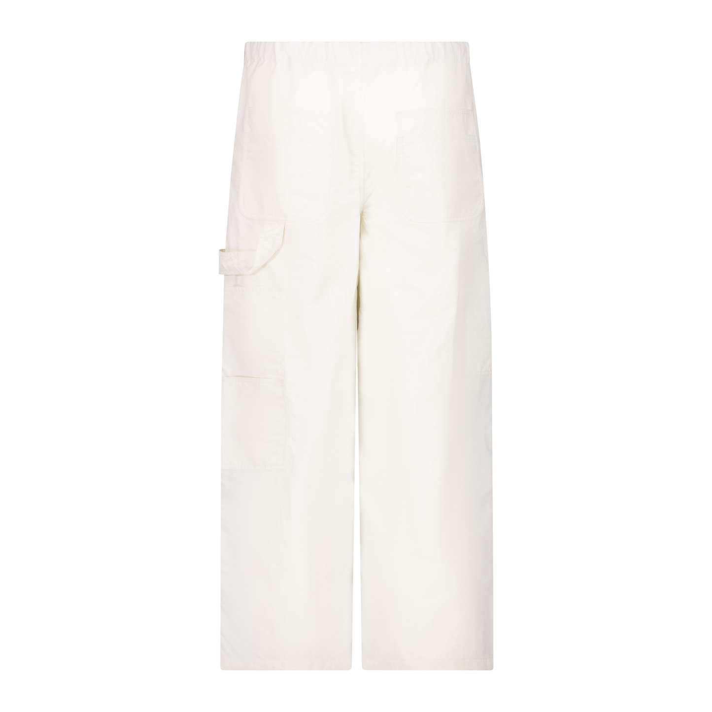Frankie Drawstring Cotton Nylon Straight Leg Workwear Trousers