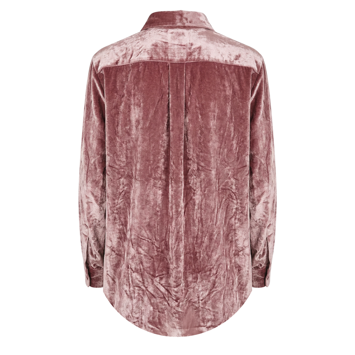 Pablo Exaggerated Crushed Velvet Unlined Shirt