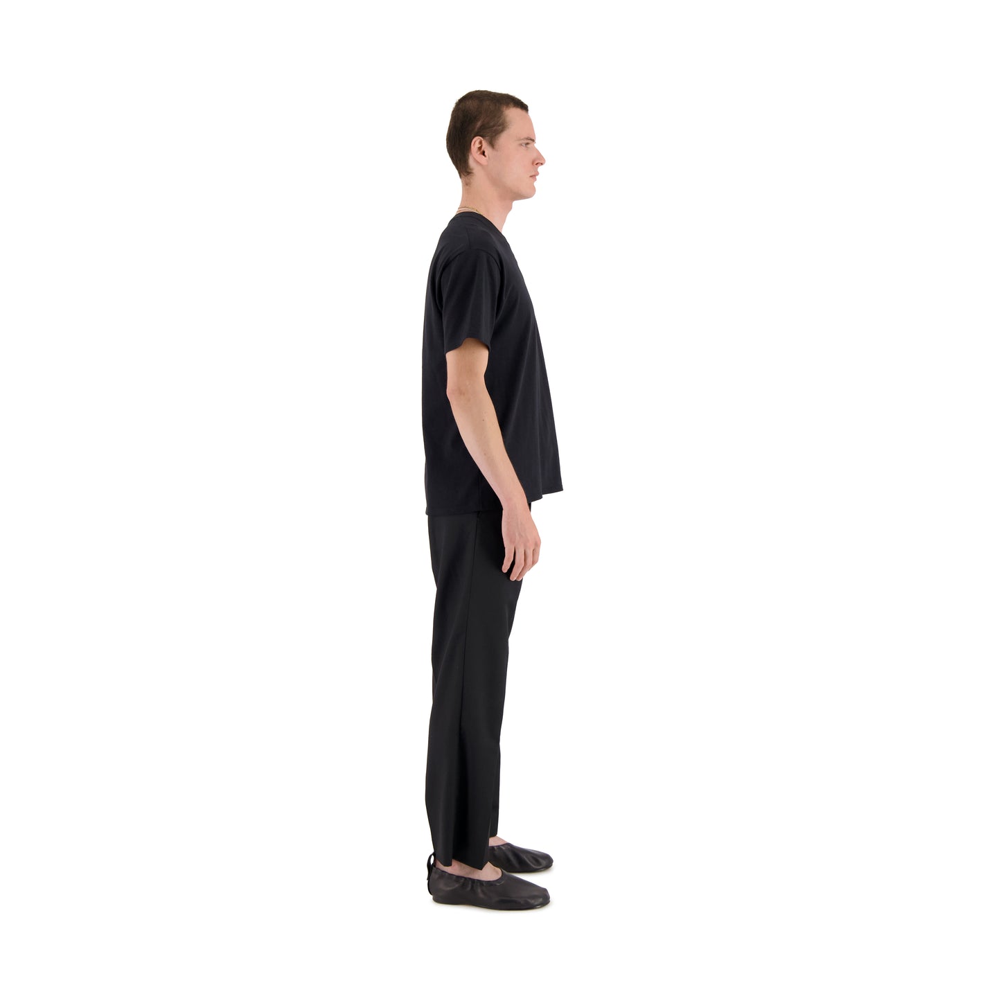 Peter Jersey Cotton Octopus Embroided T Shirt Black