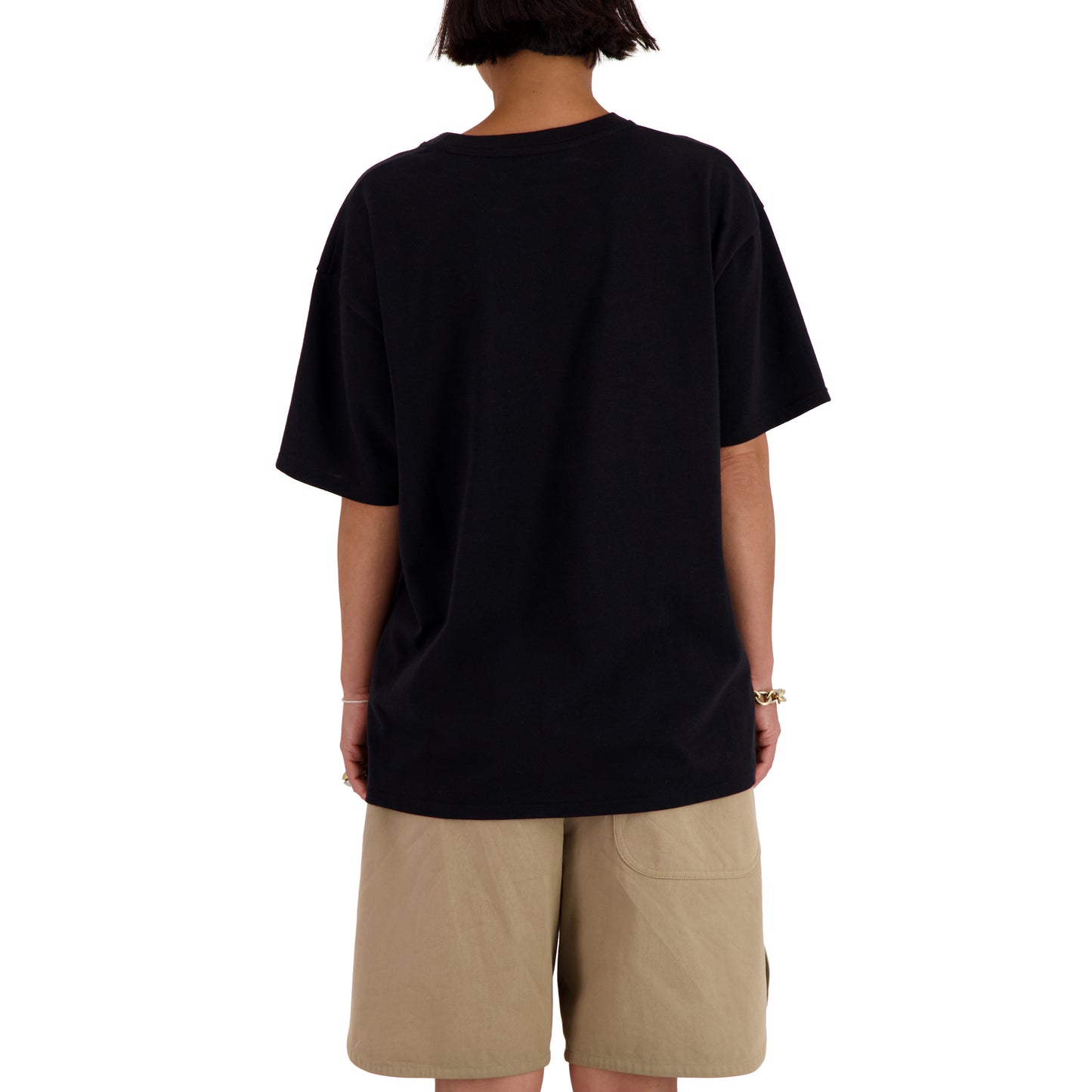 Peter Jersey Cotton Octopus Embroided T Shirt Black