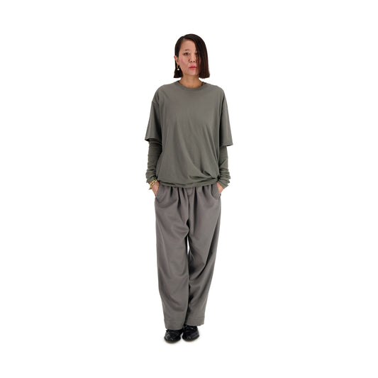 Peter Jersey Cotton T Shirt Weimaraner Grey