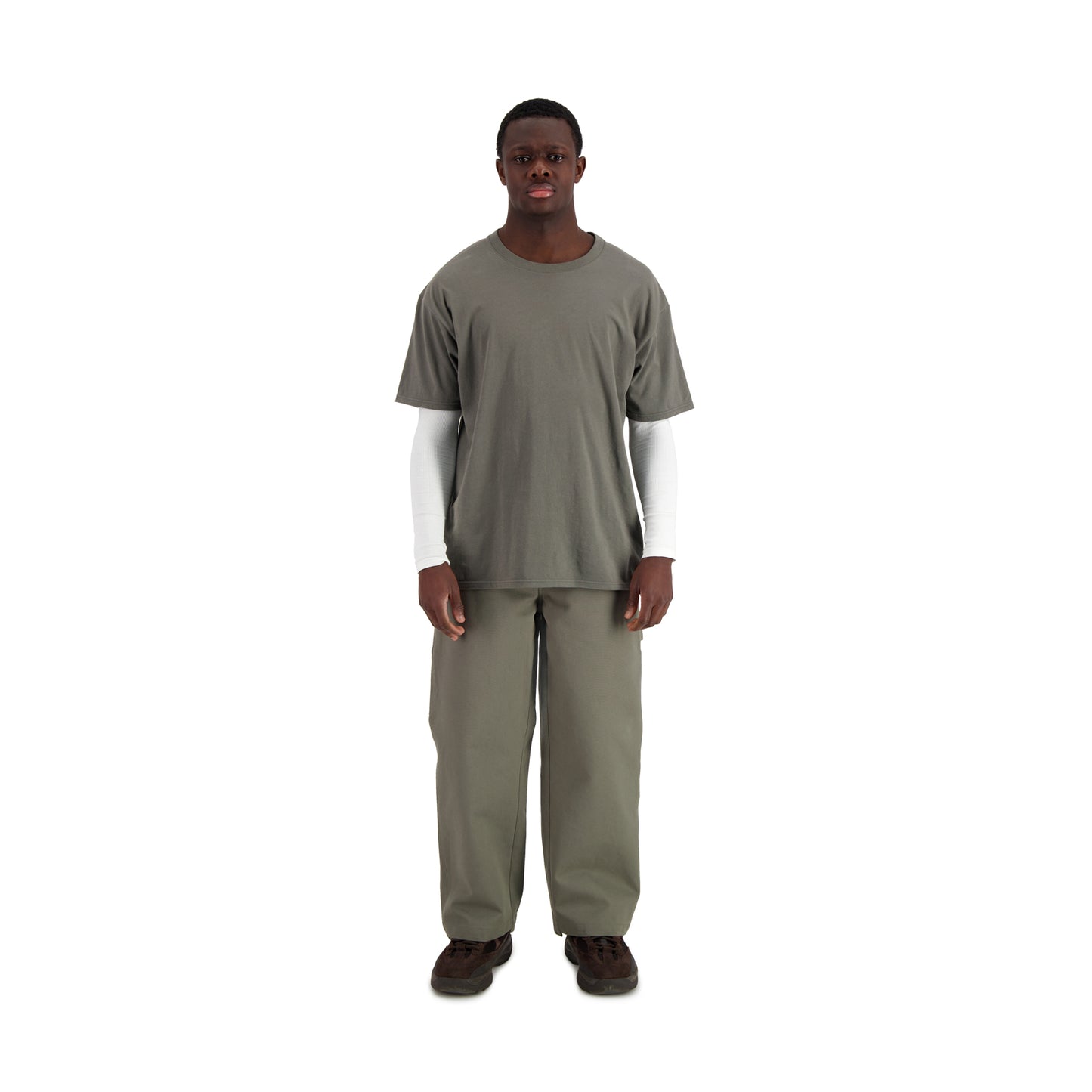 Peter Jersey Cotton T Shirt Weimaraner Grey