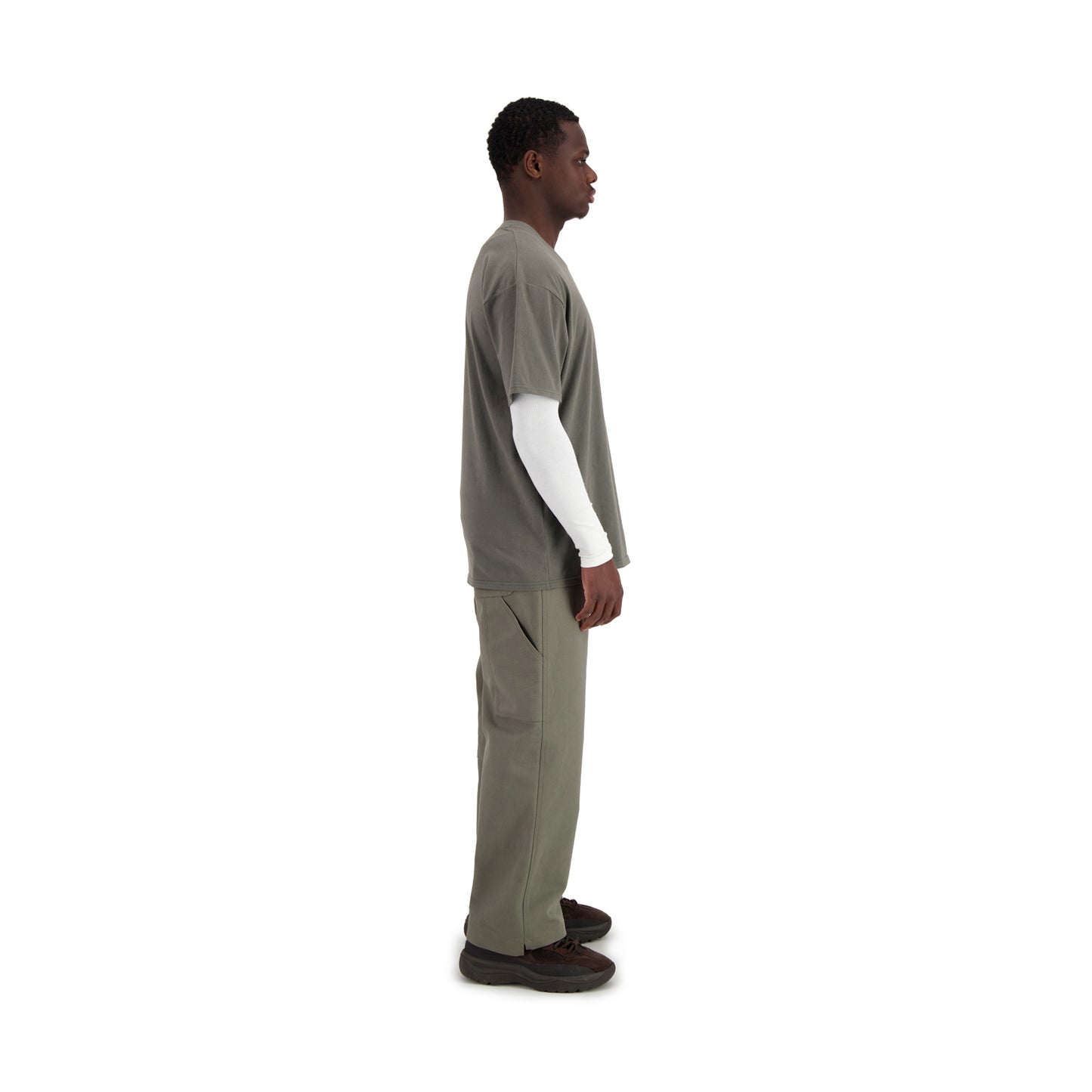 Peter Jersey Cotton T Shirt Weimaraner Grey
