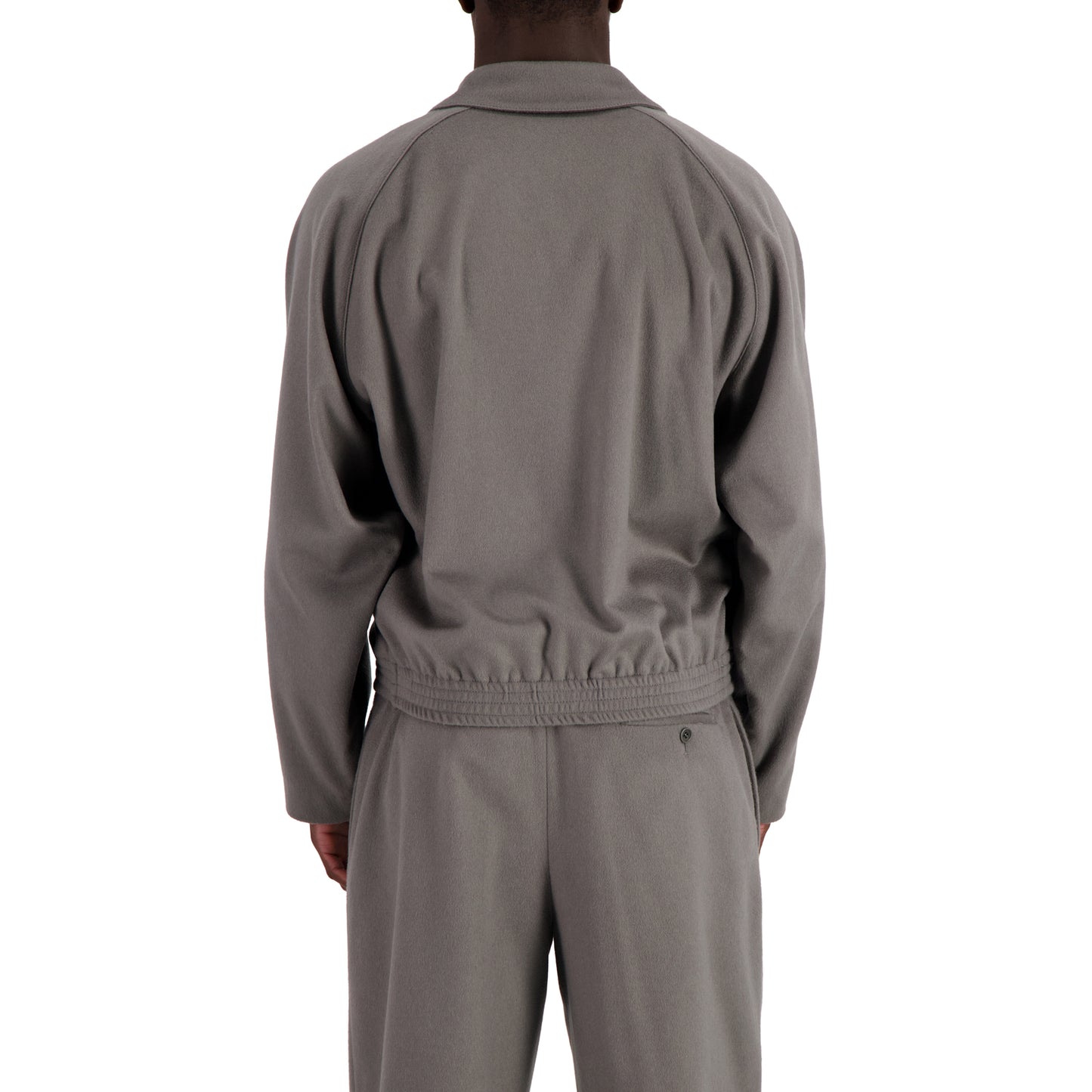 Alain Cashmere Blouson Weimaraner Grey