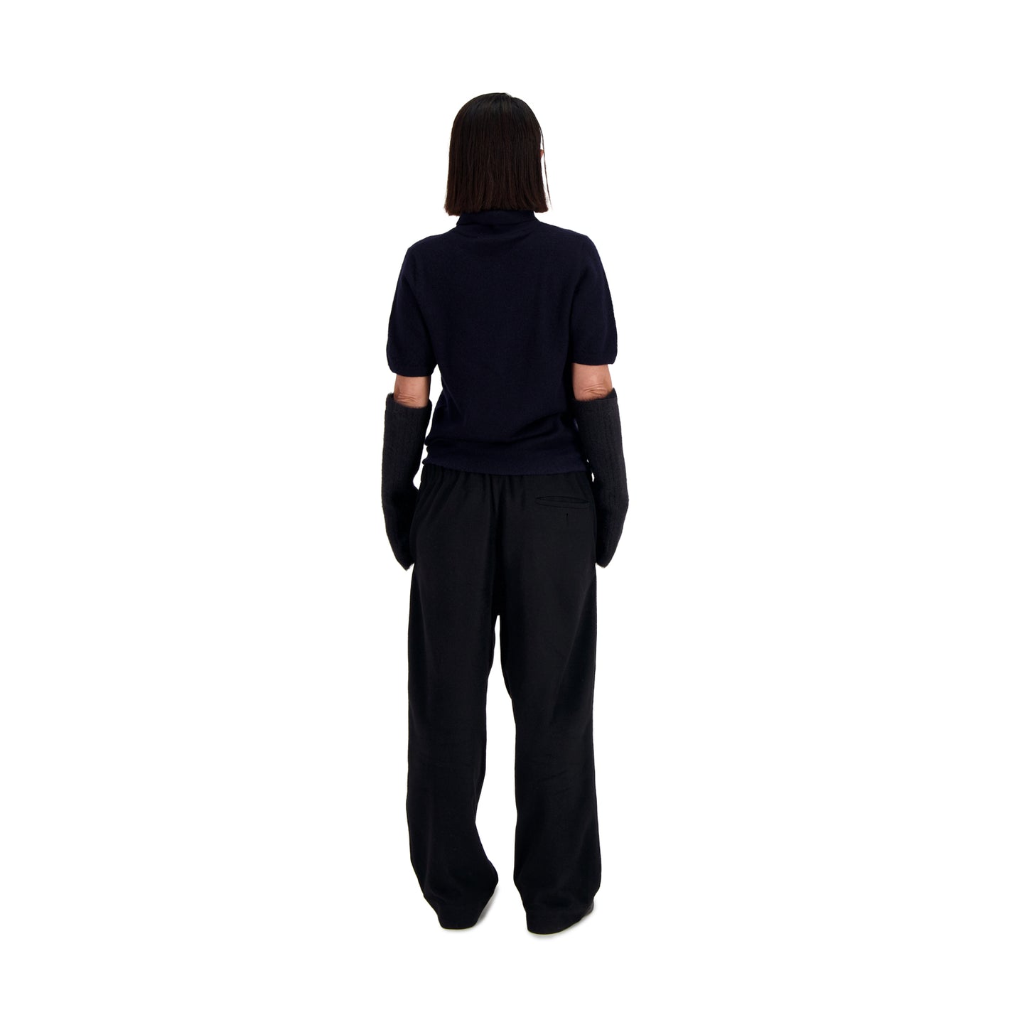 Joel Felted Cashmere Polo Midnight Blue