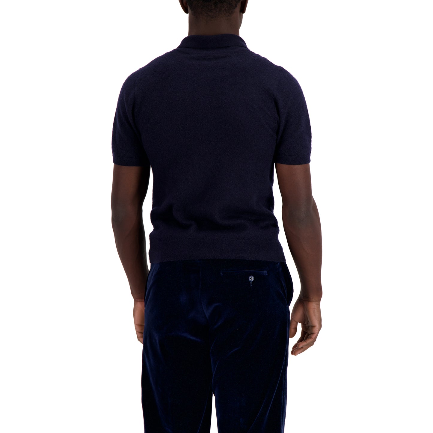 Ed Unlined Cashmere Drawstring Trousers Black