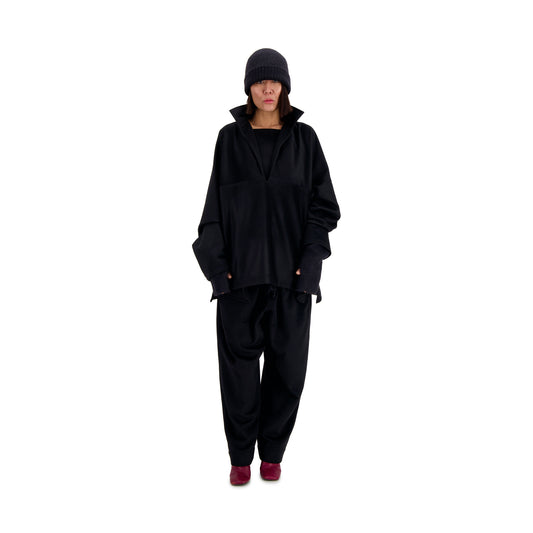 Donald Unlined Midweight Cashmere Anorak Black