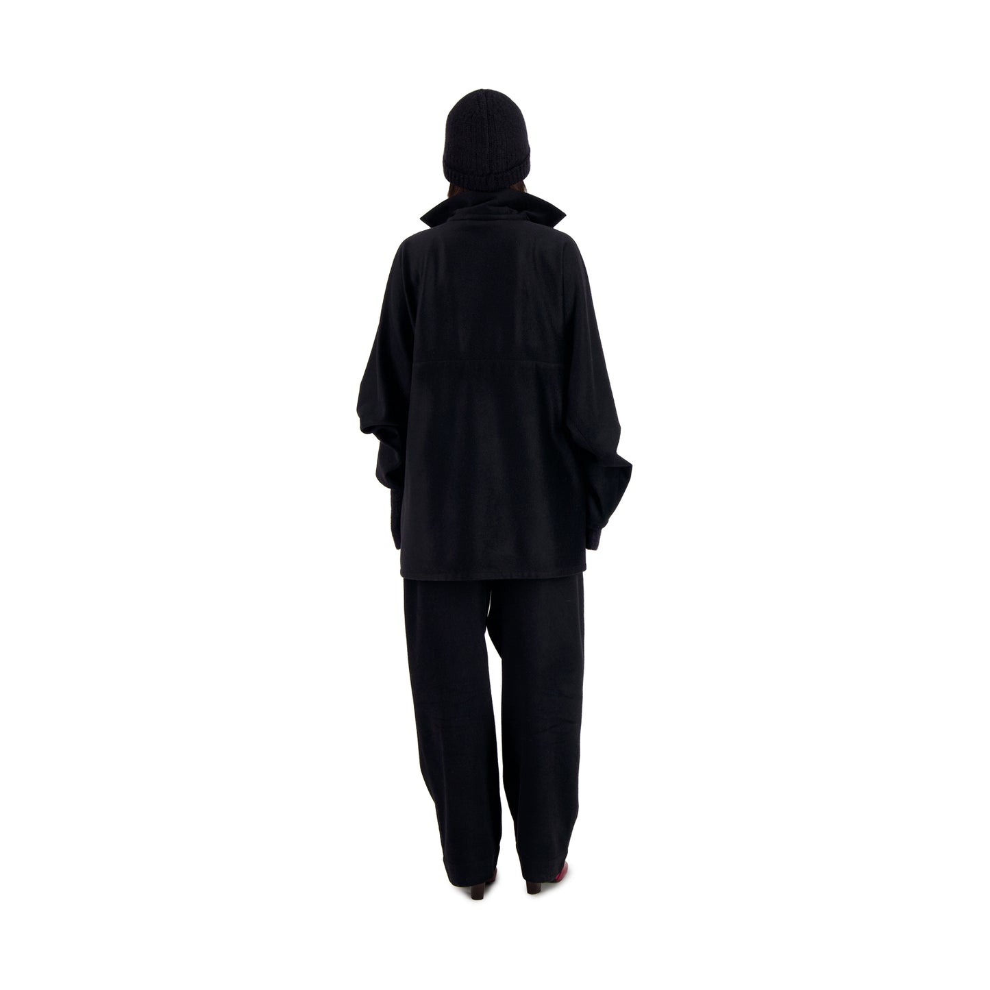 Donald Unlined Midweight Cashmere Anorak Black