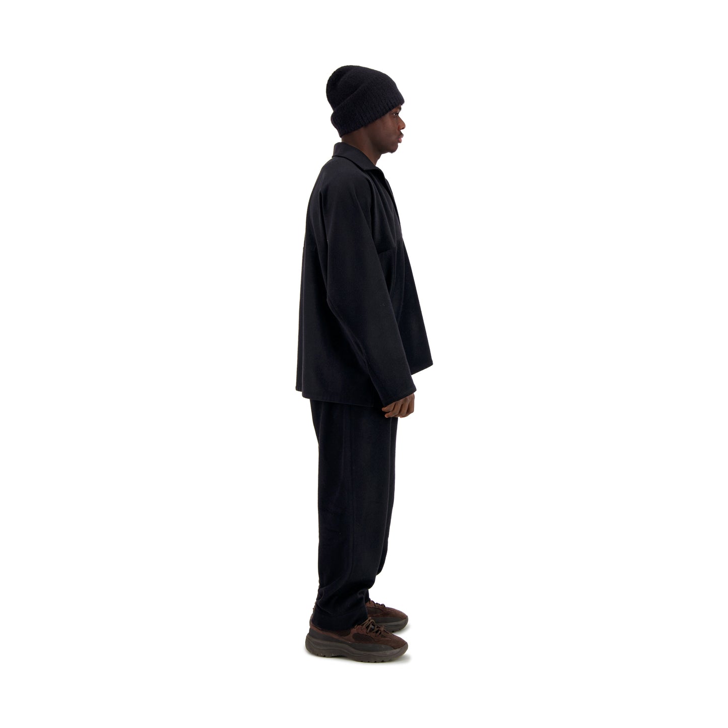 Donald Unlined Midweight Cashmere Anorak Black