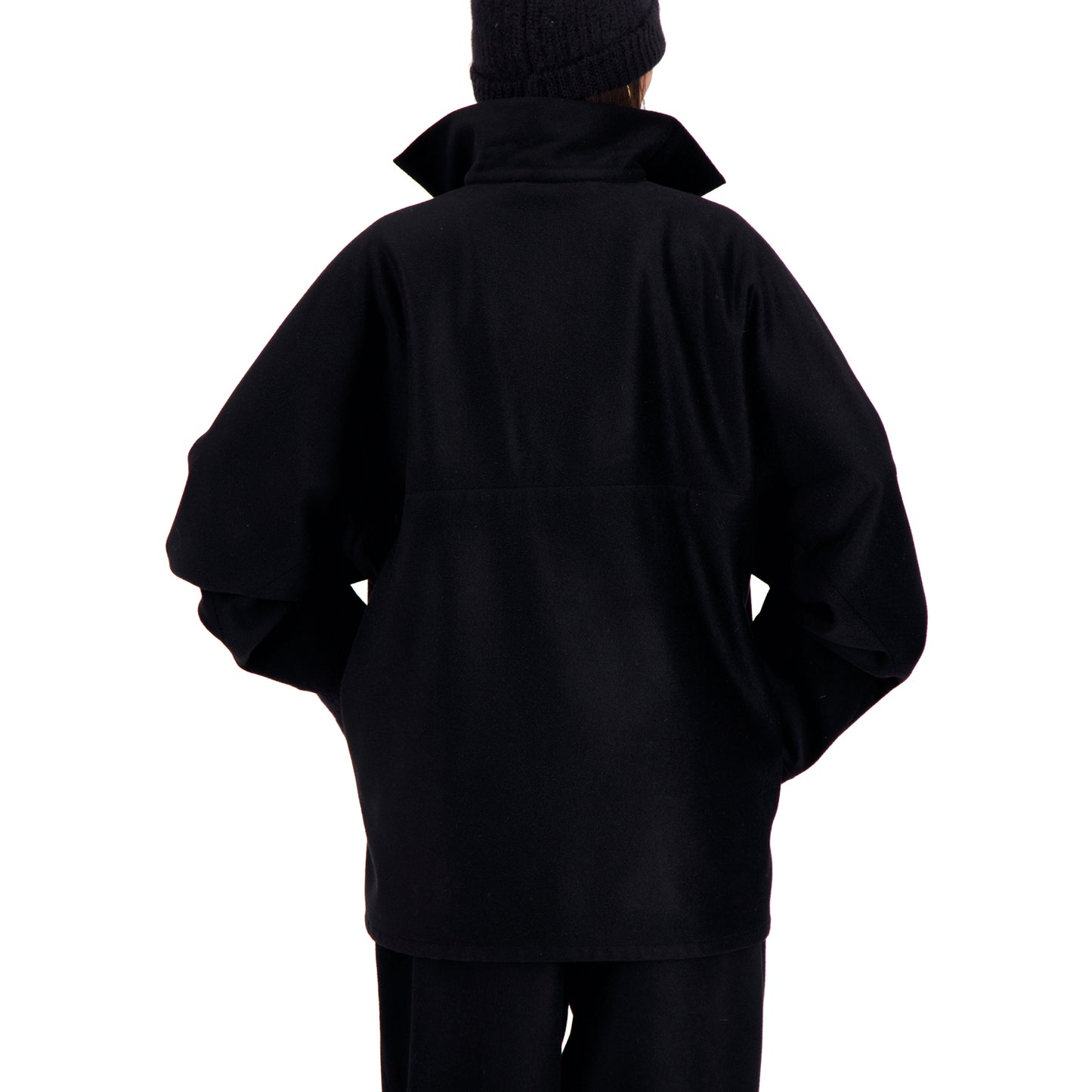 Donald Unlined Midweight Cashmere Anorak Black