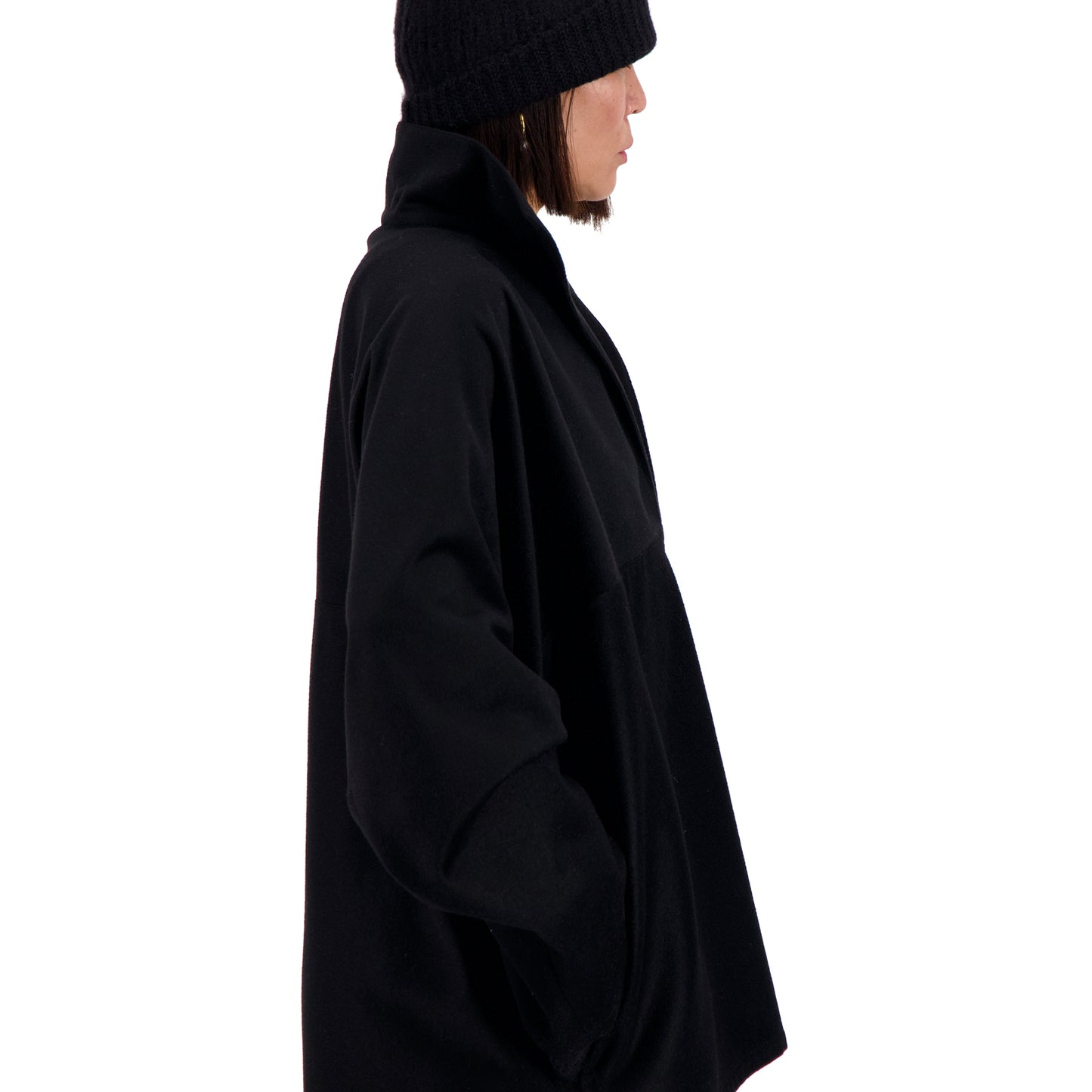 Donald Unlined Midweight Cashmere Anorak Black