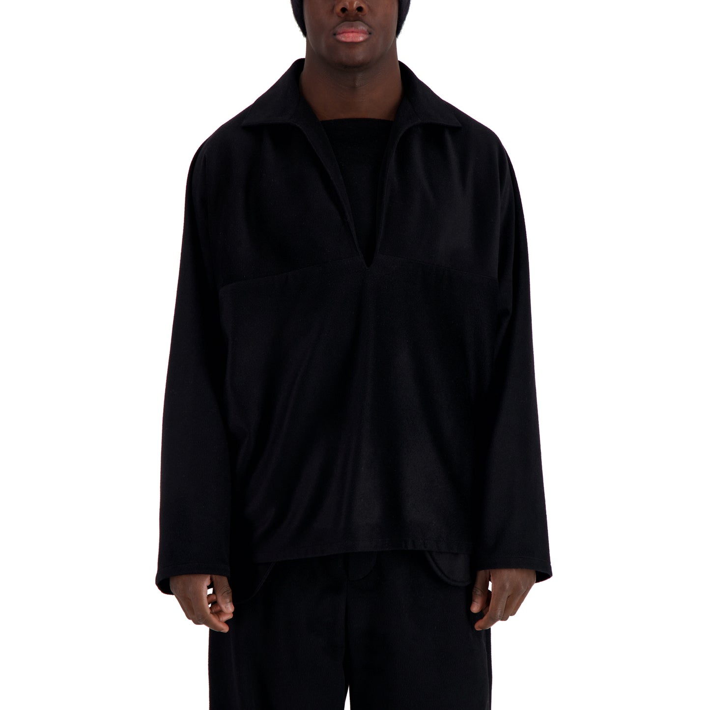 Donald Unlined Midweight Cashmere Anorak Black