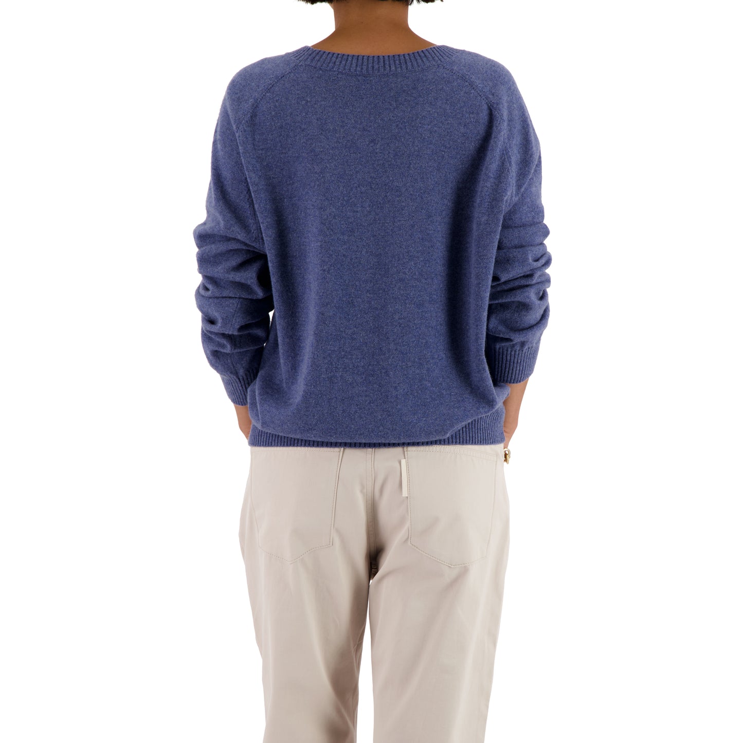 Jack Crew Neck Cashmere Sweater Dark Ice Blue