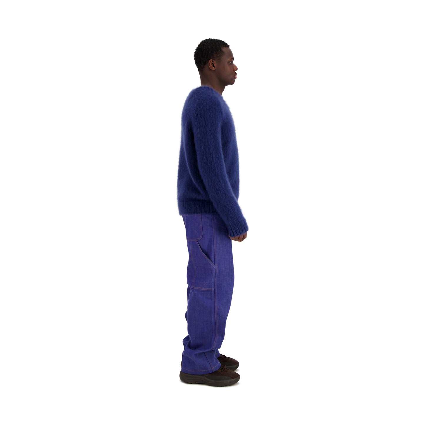 Jack Crew Neck Mohair Sweater Dark Sky Blue