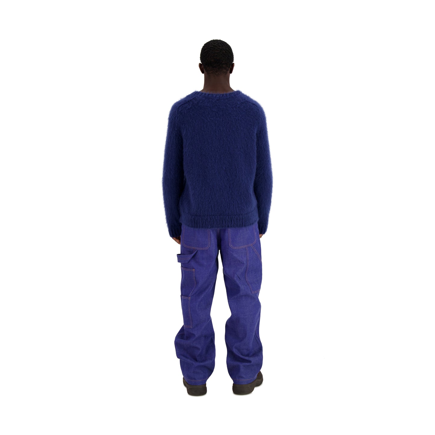 Jack Crew Neck Mohair Sweater Dark Sky Blue