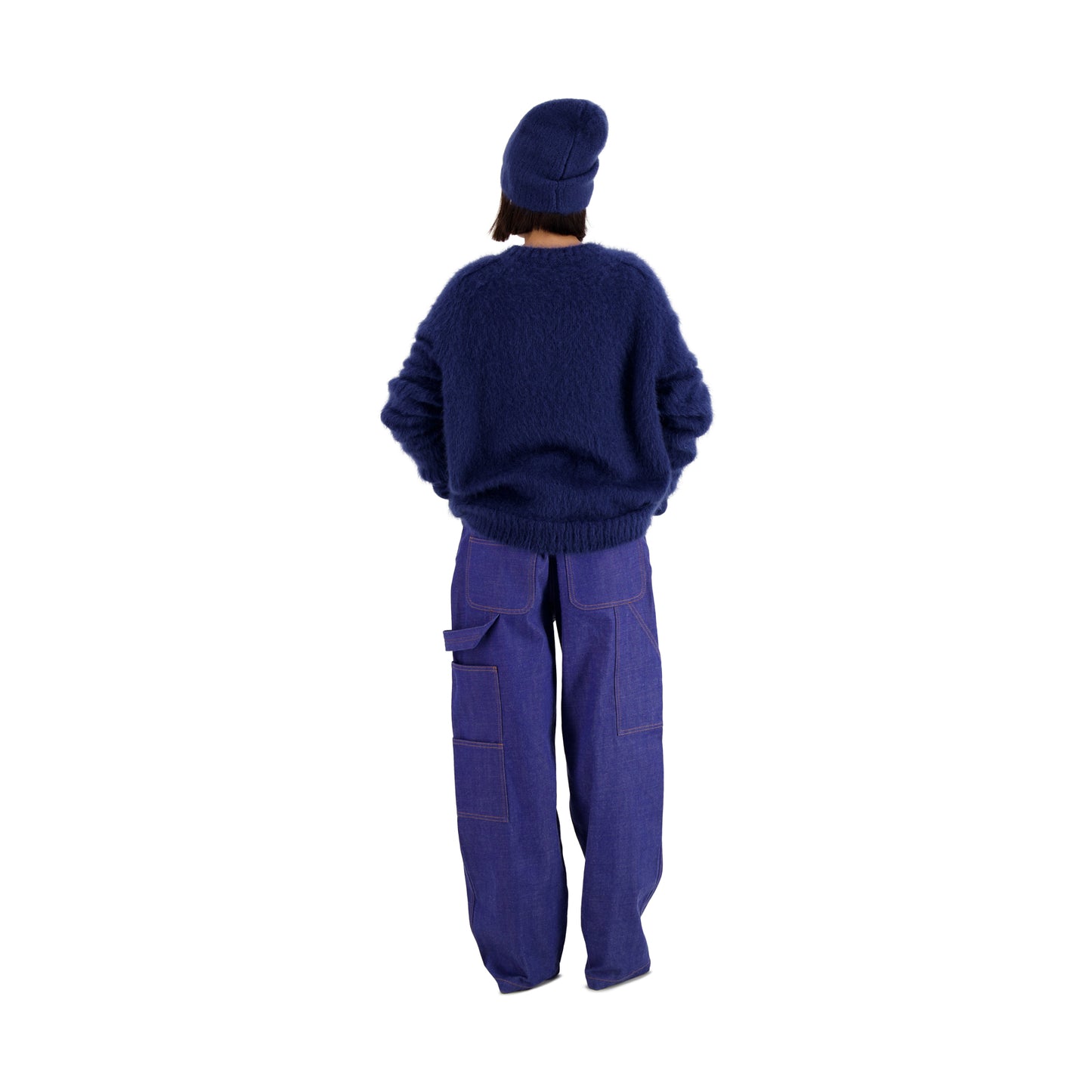 Jack Crew Neck Mohair Sweater Dark Sky Blue