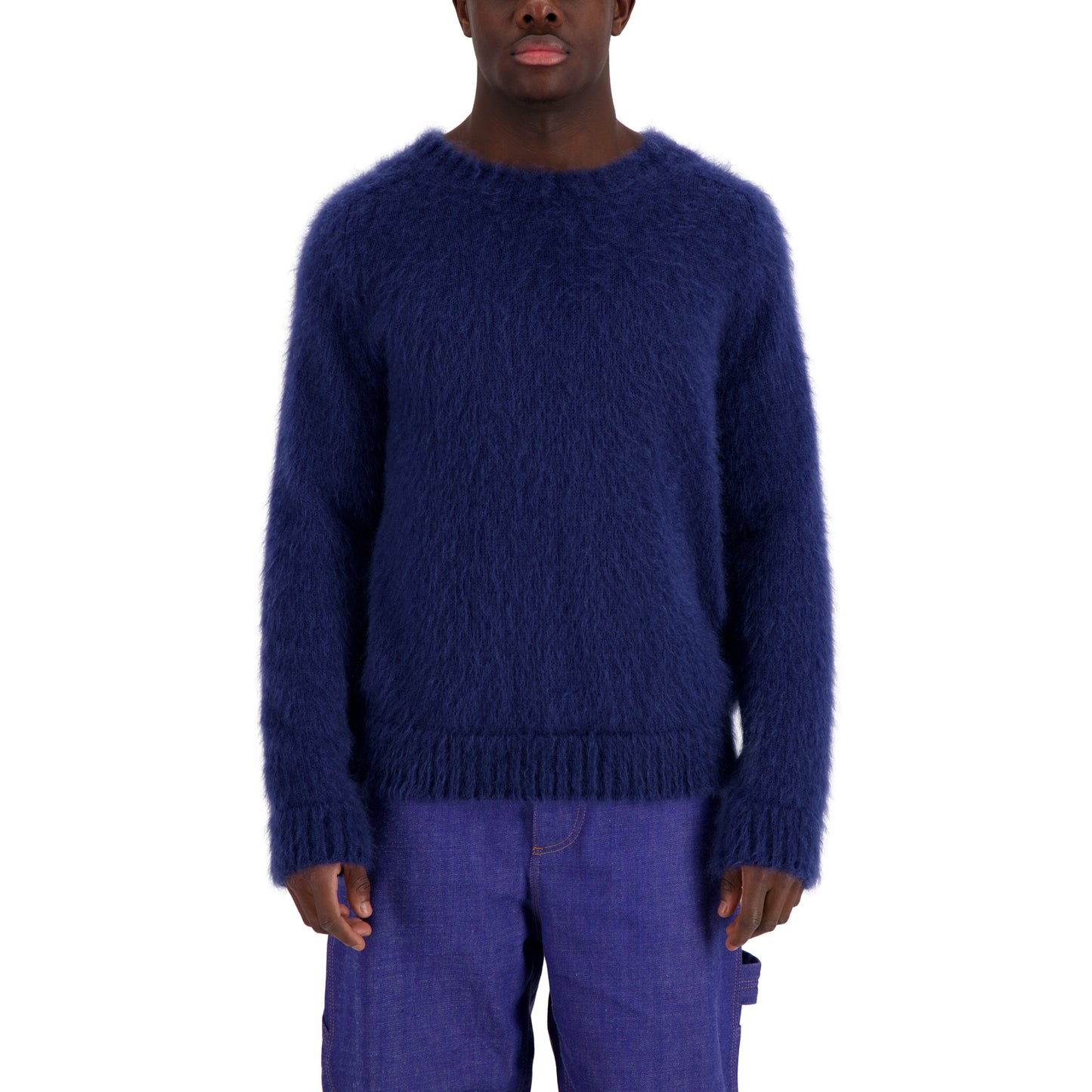 Jack Crew Neck Mohair Sweater Dark Sky Blue