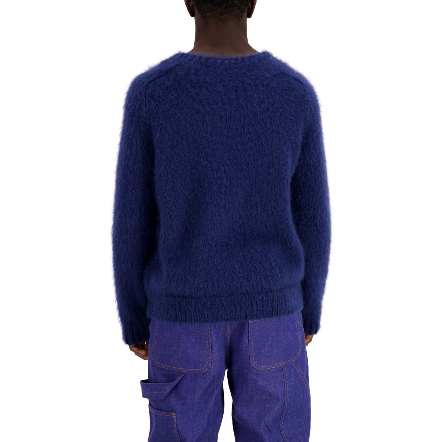 Jack Crew Neck Mohair Sweater Dark Sky Blue