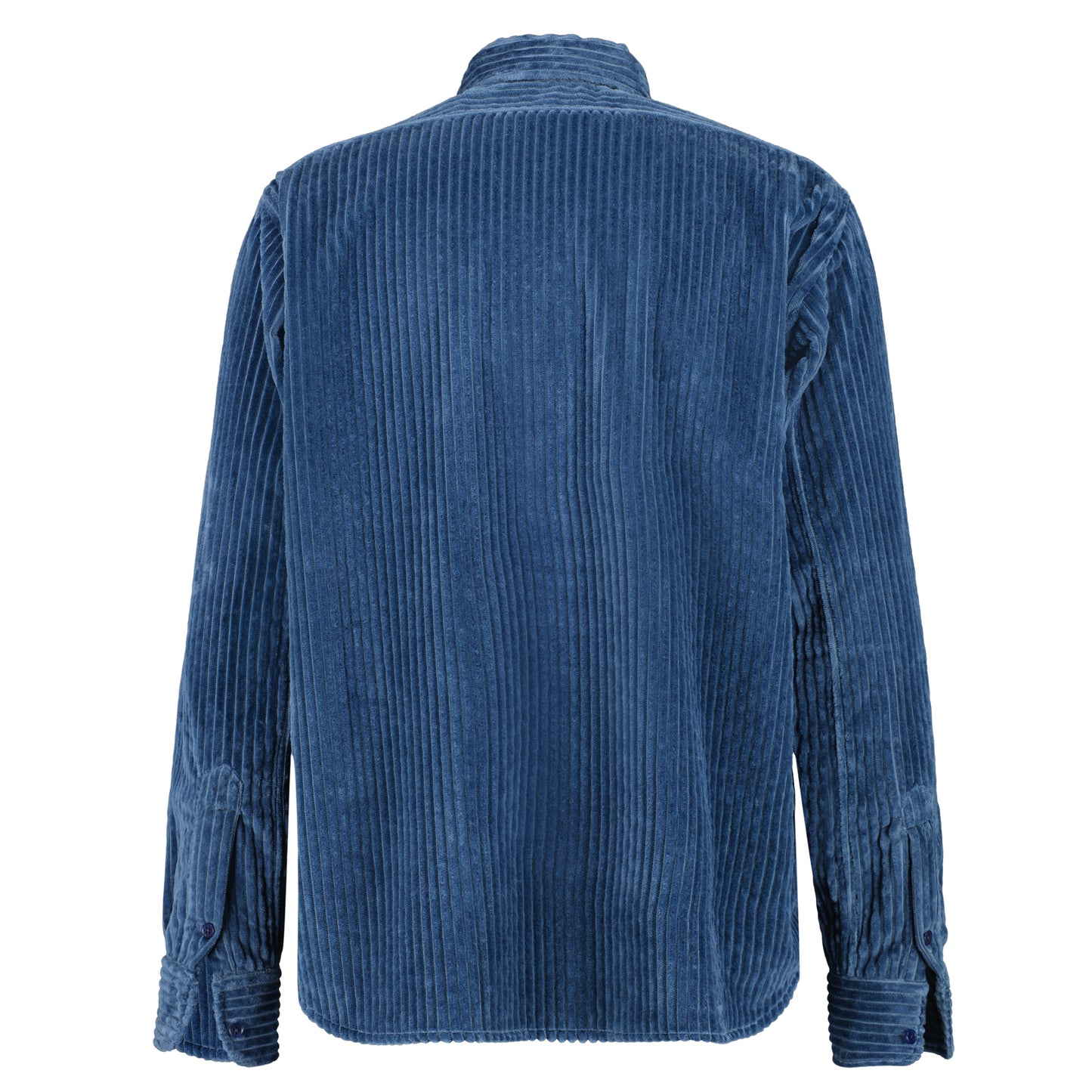 Lee Unlined Exaggerated Cotton Corduroy Frock Shirt Airforce Blue