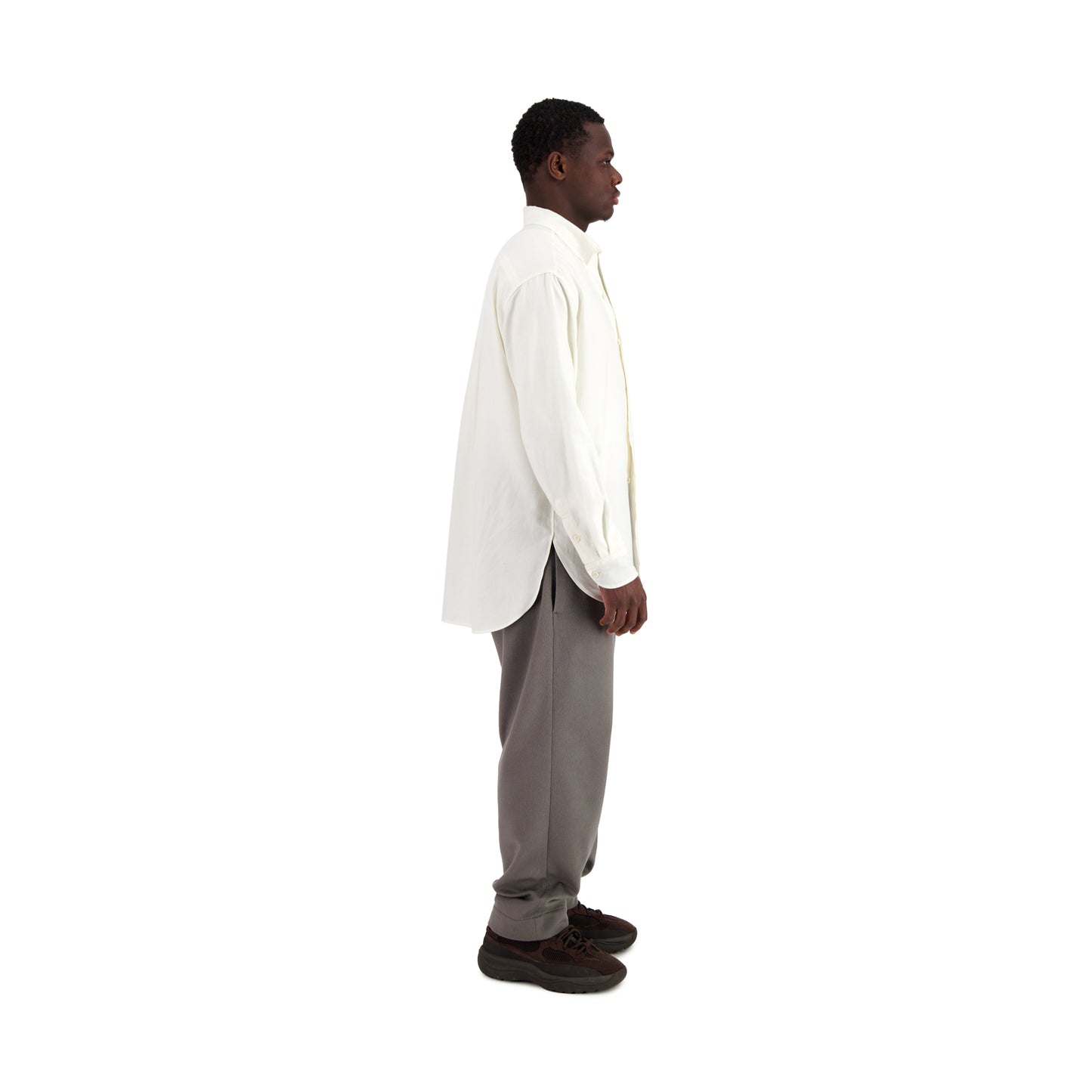 Pablo Exaggerated Unlined Shirt White