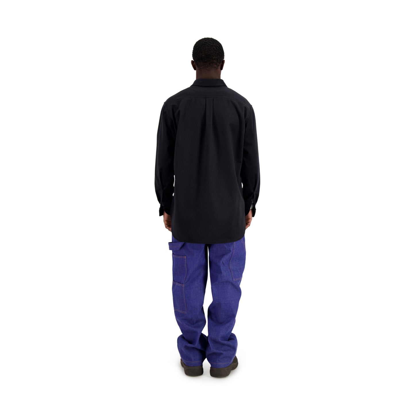 Pablo Exaggerated Unlined Midnight Blue