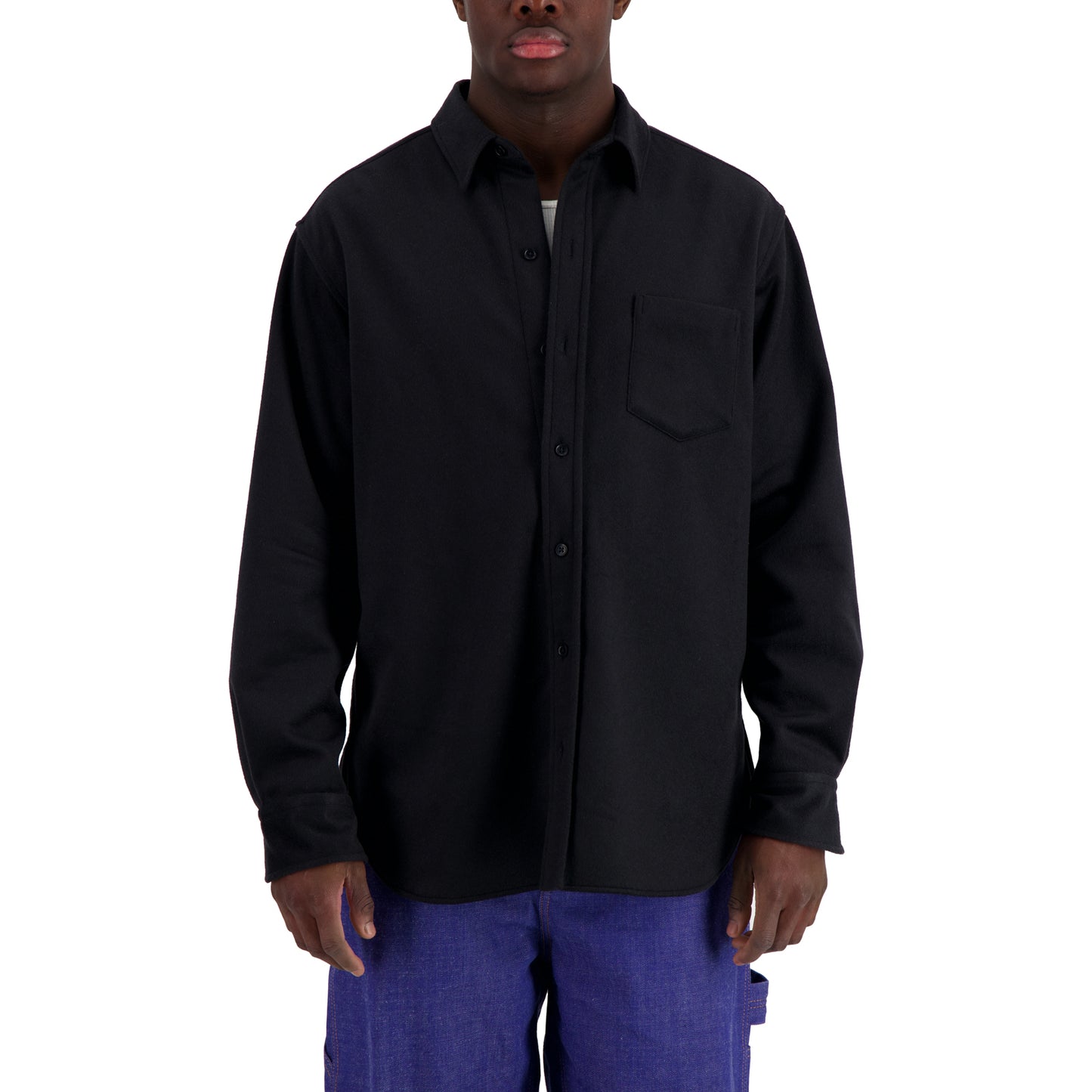 Pablo Exaggerated Unlined Midnight Blue