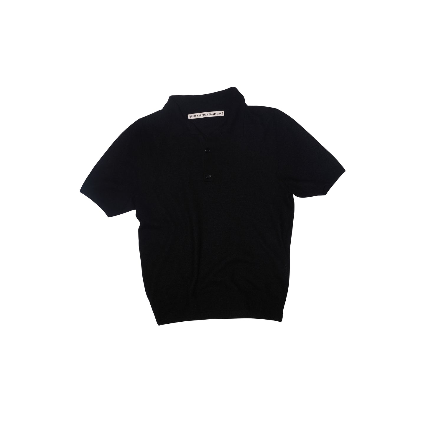 Joel Felted Cashmere Polo Black