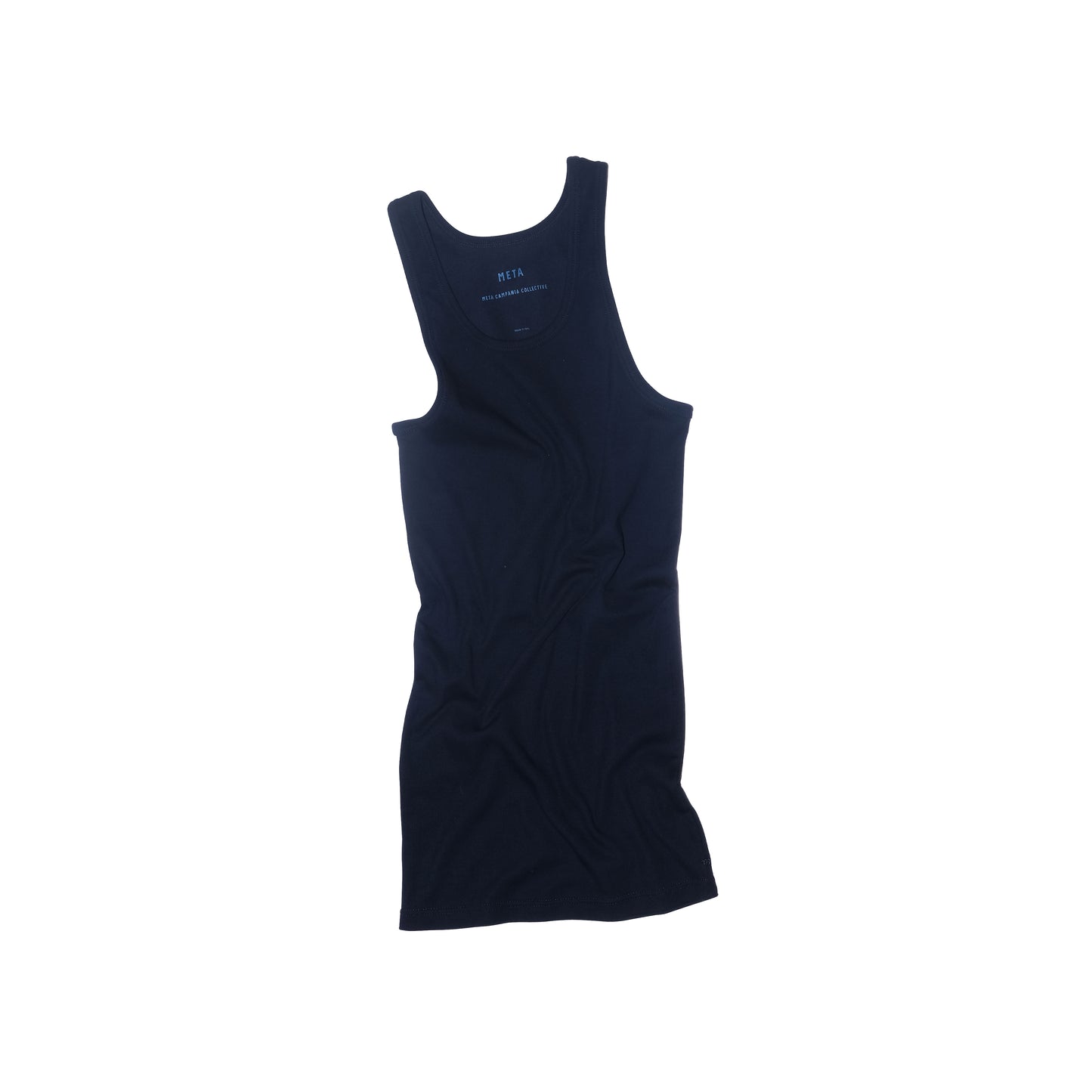 Francis Jersey Rib Tank Top Midnight Blue