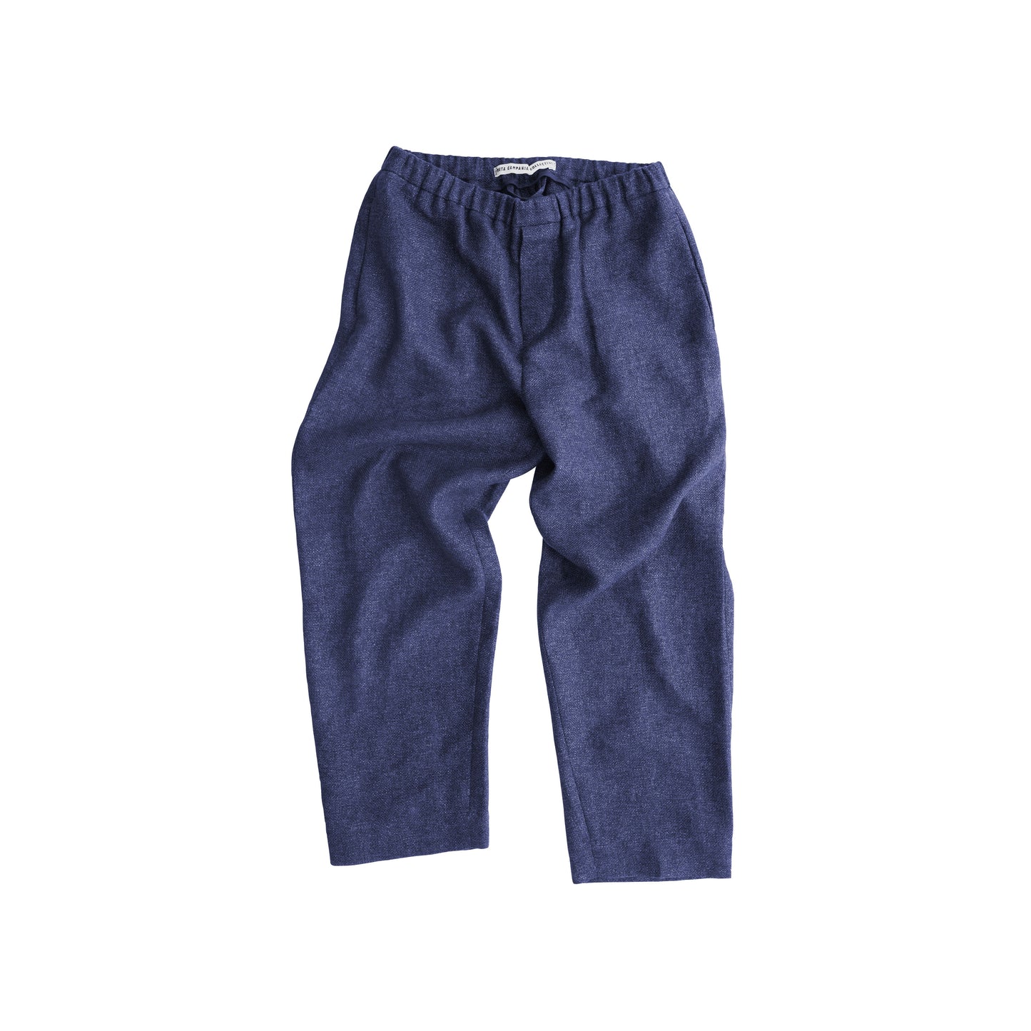 Ed Unlined Drawstring Trousers Midnight Blue