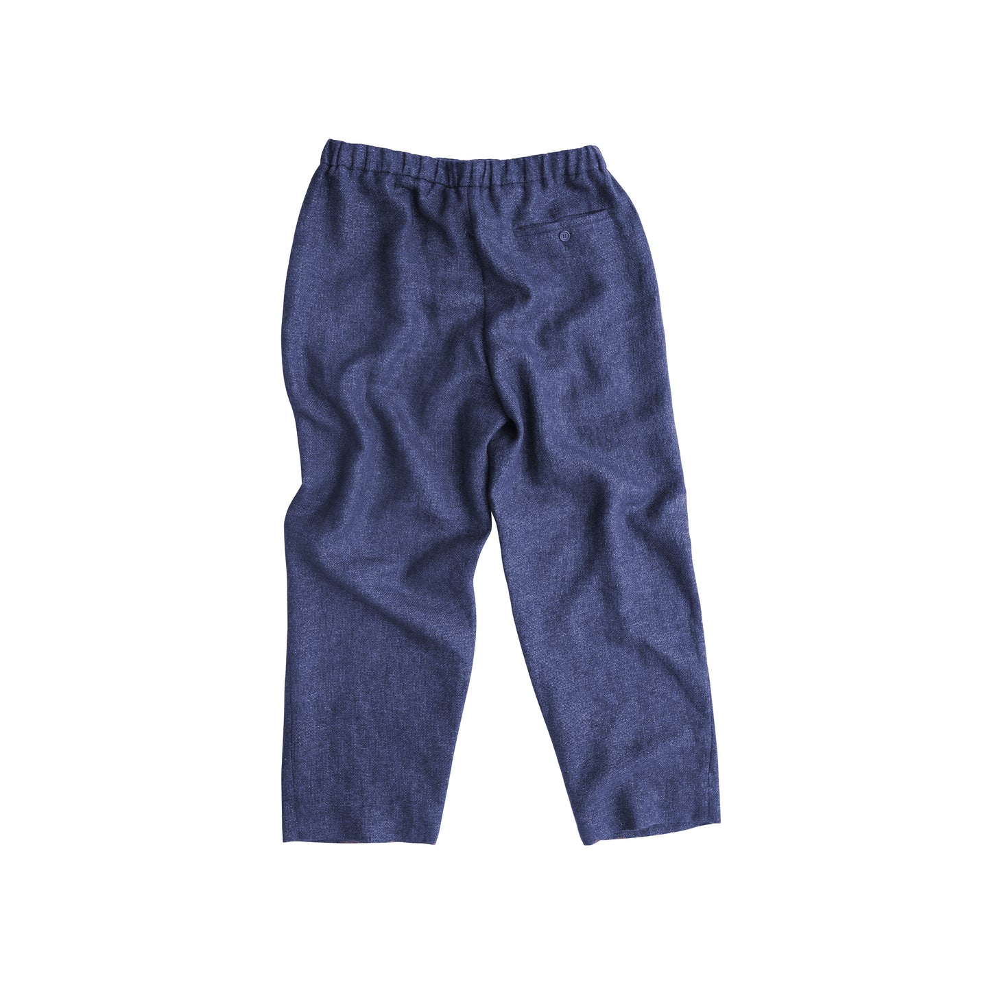 Ed Unlined Drawstring Trousers Midnight Blue