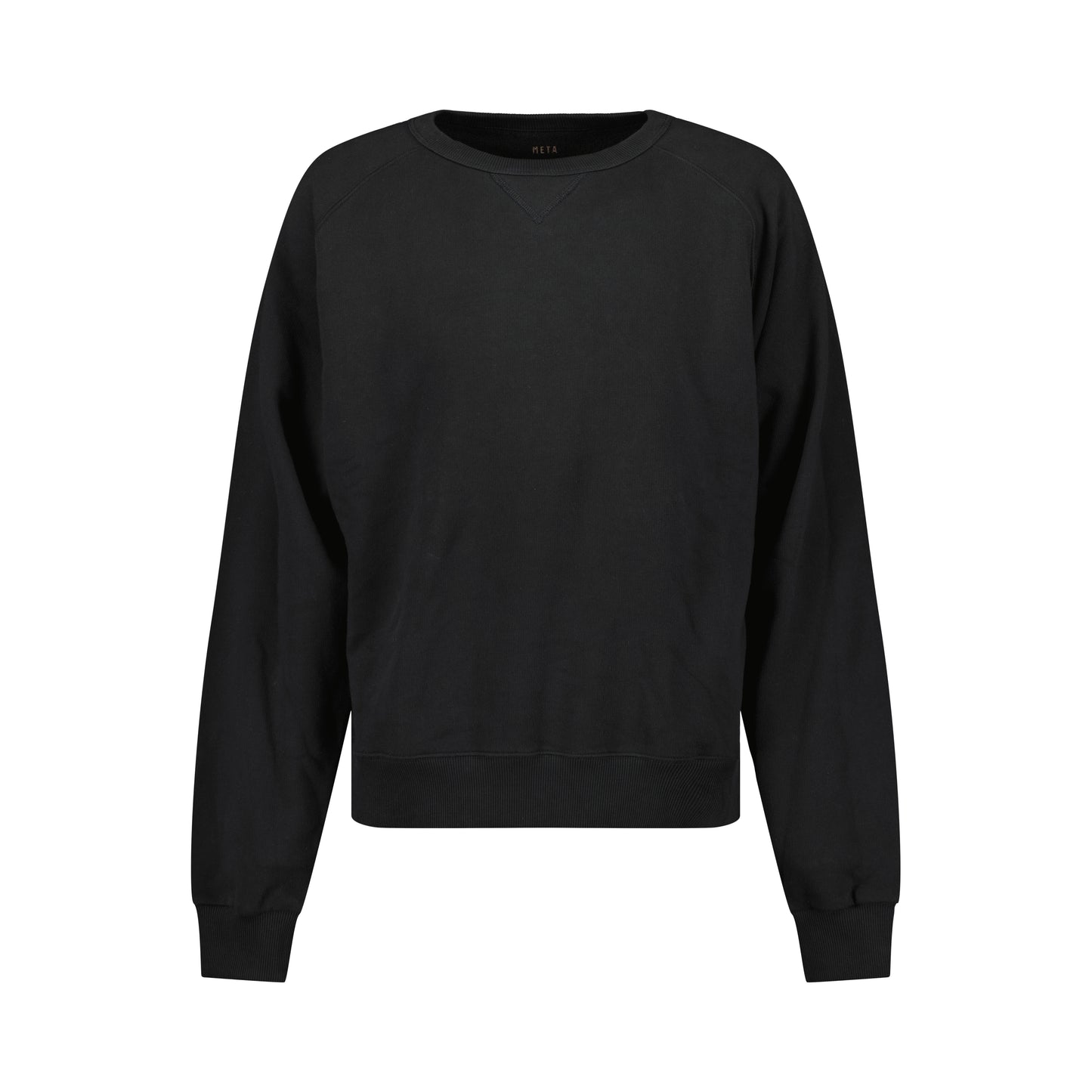 Joseph Jersey Cotton Crew Neck Black