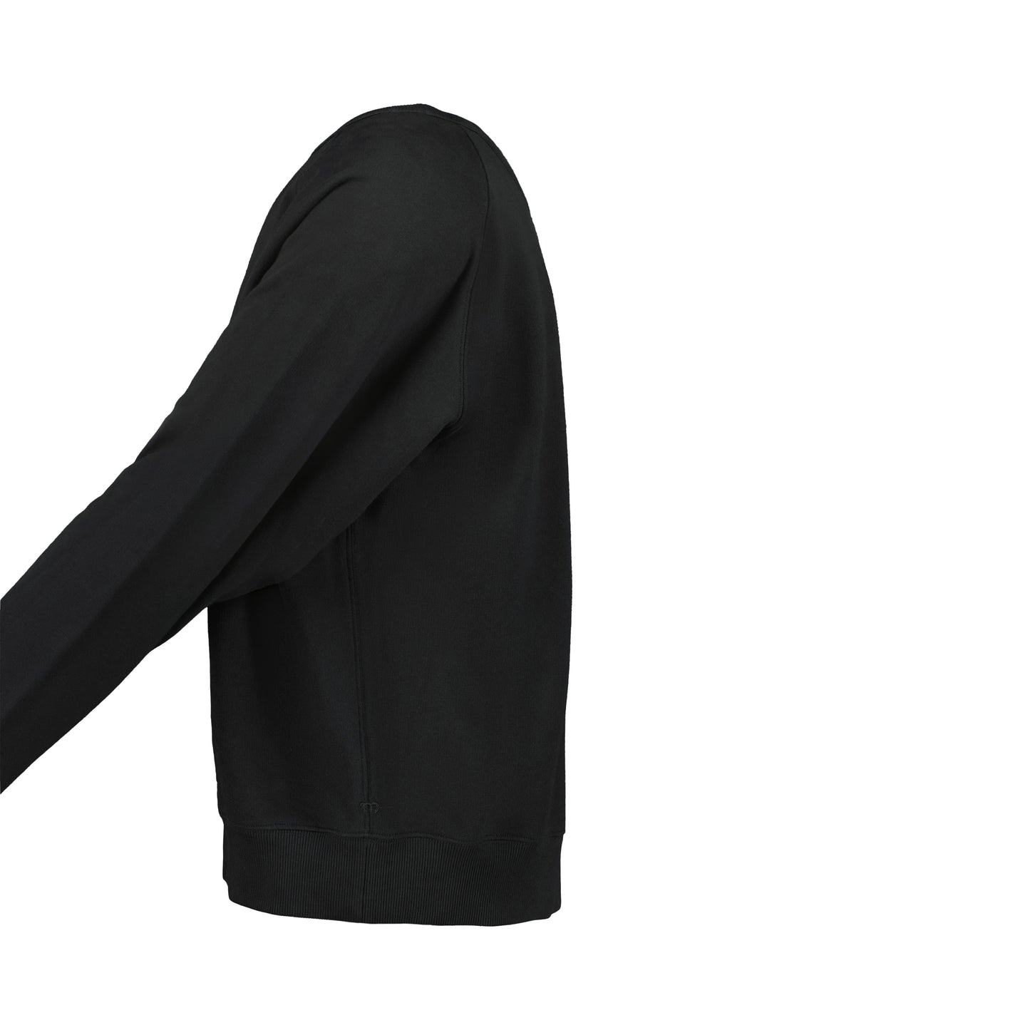 Joseph Jersey Cotton Crew Neck Black