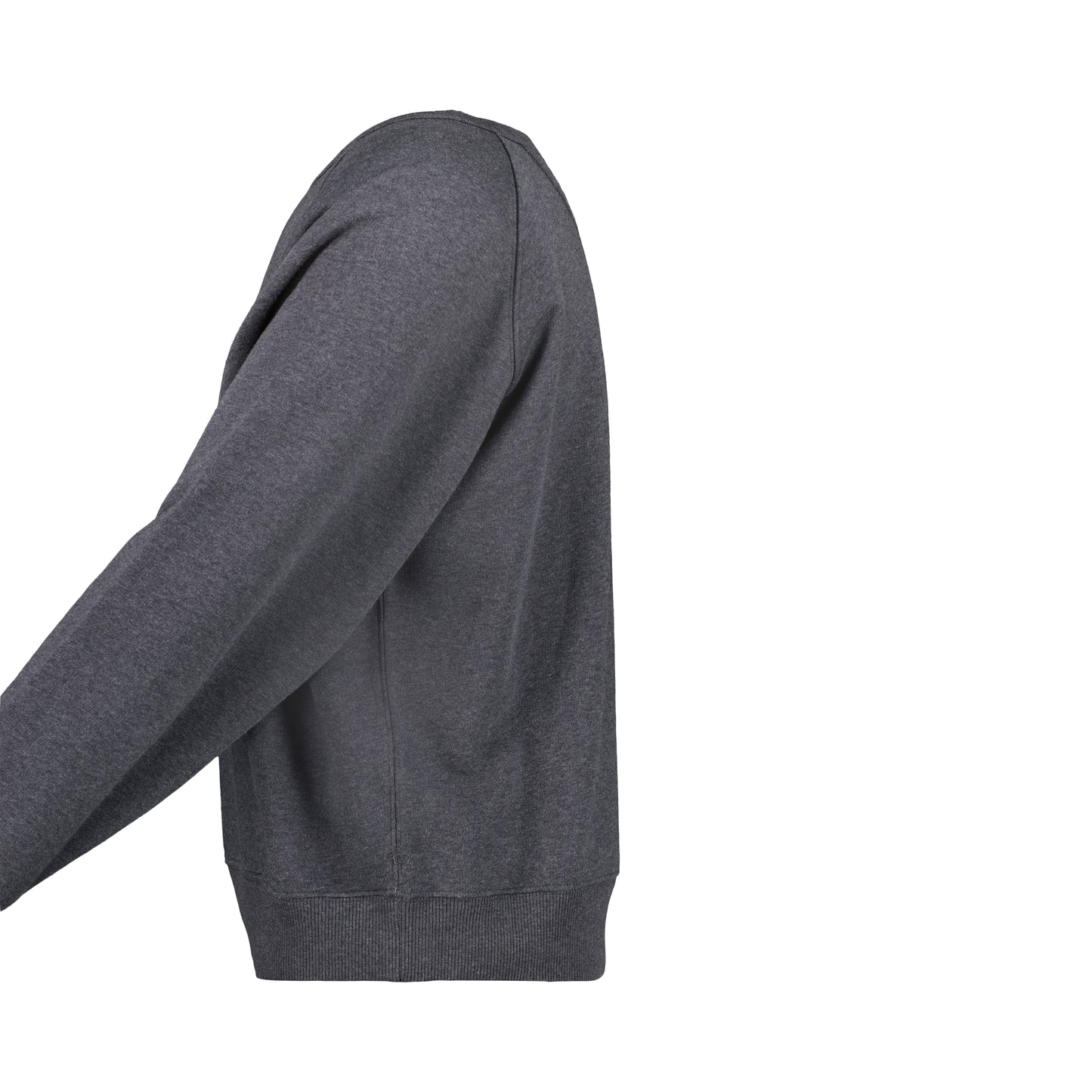 Joseph Jersey Cotton Crew Neck Dark Charcoal Melange