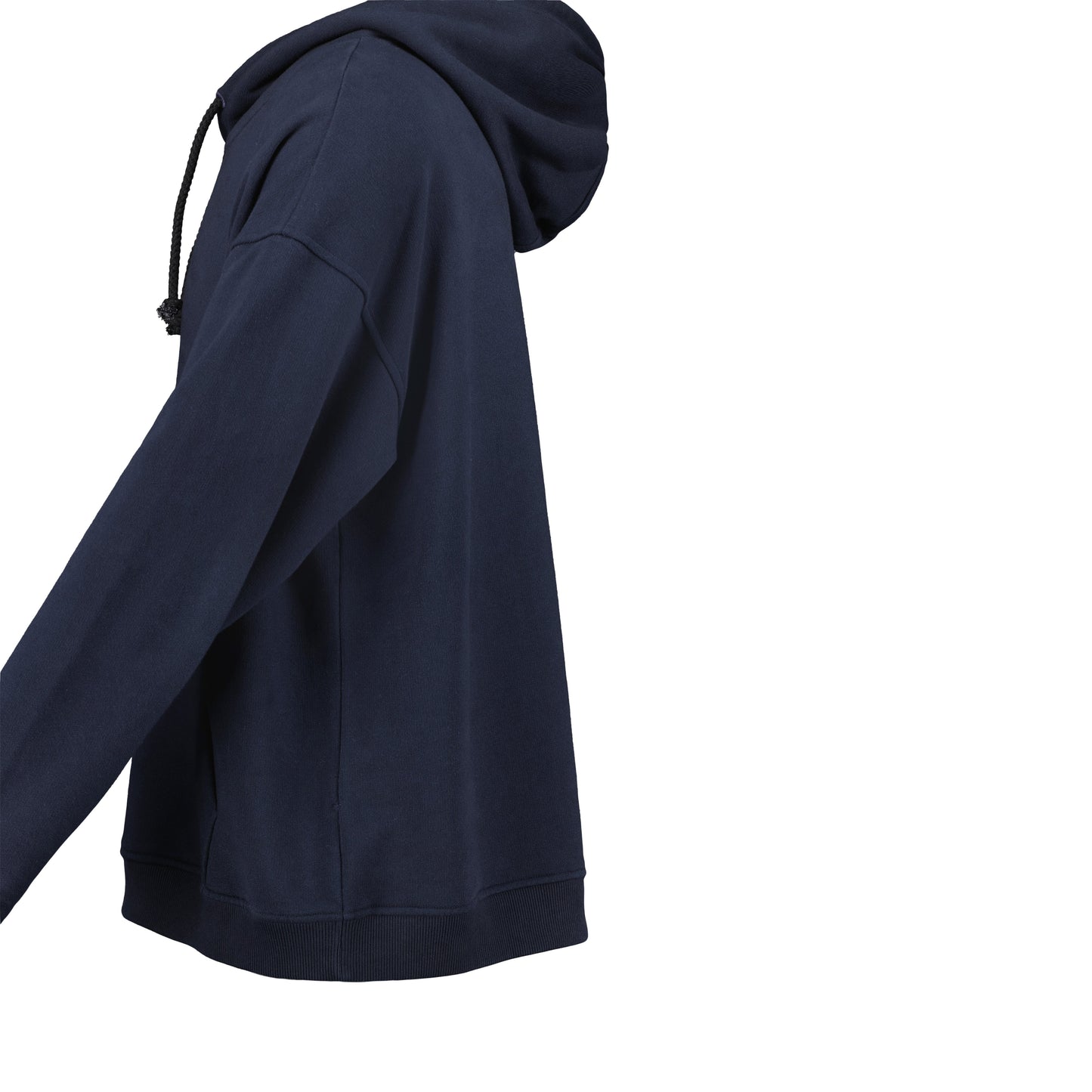 Joseph Jersey Cotton Hoodie Midnight Blue