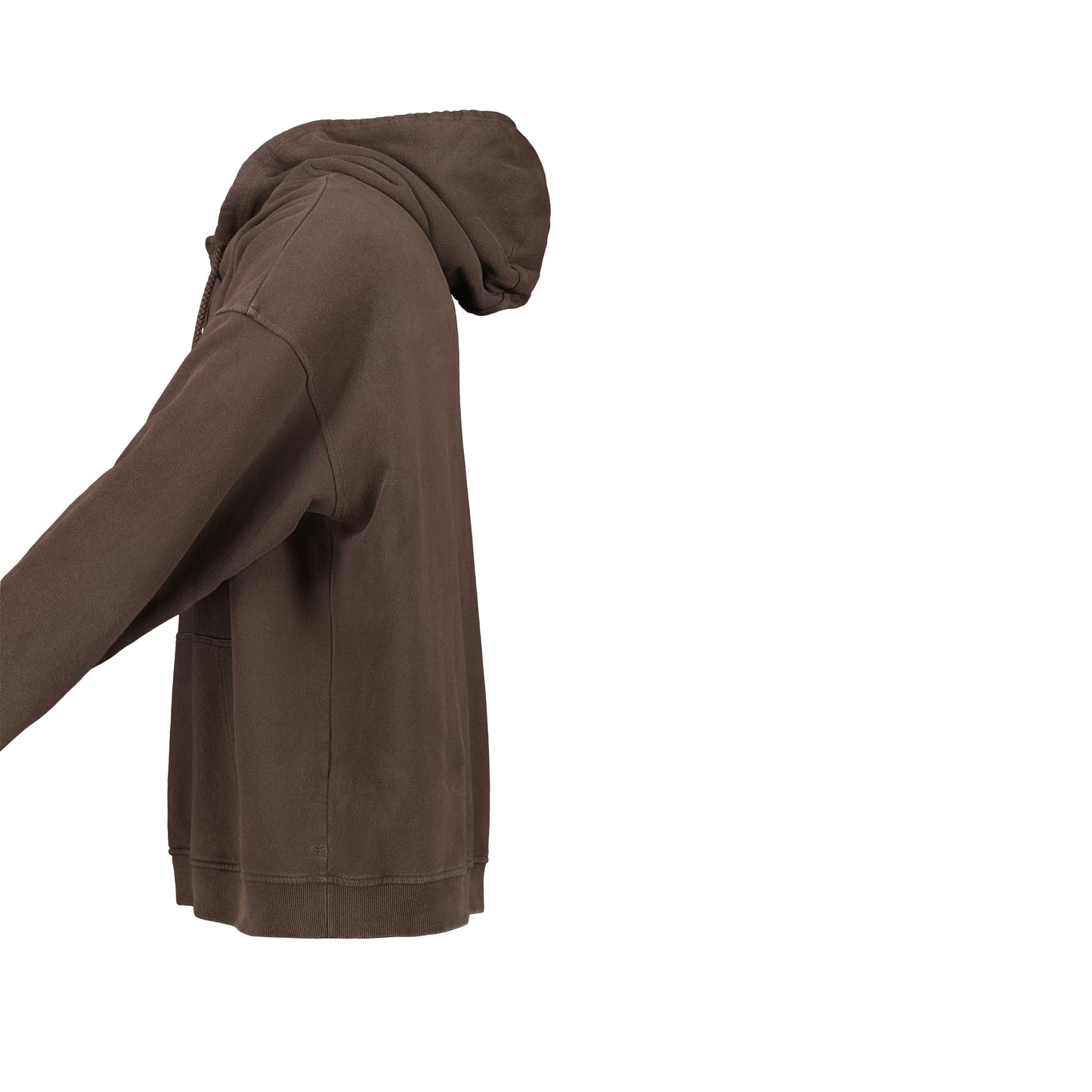 Joseph Jersey Cotton Hoodie Dark Chocolate Brown