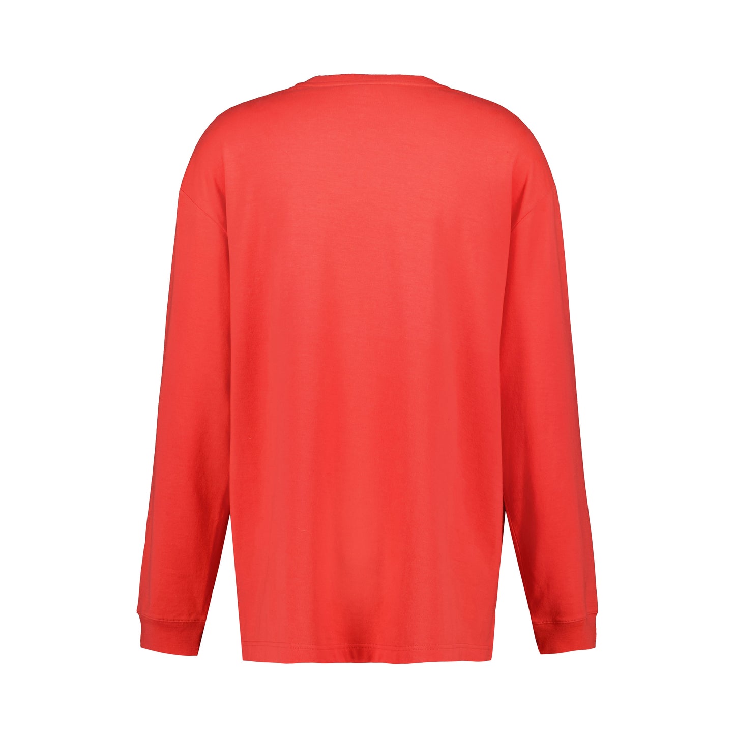 Robert Long Sleeve Cotton T Shirt Red