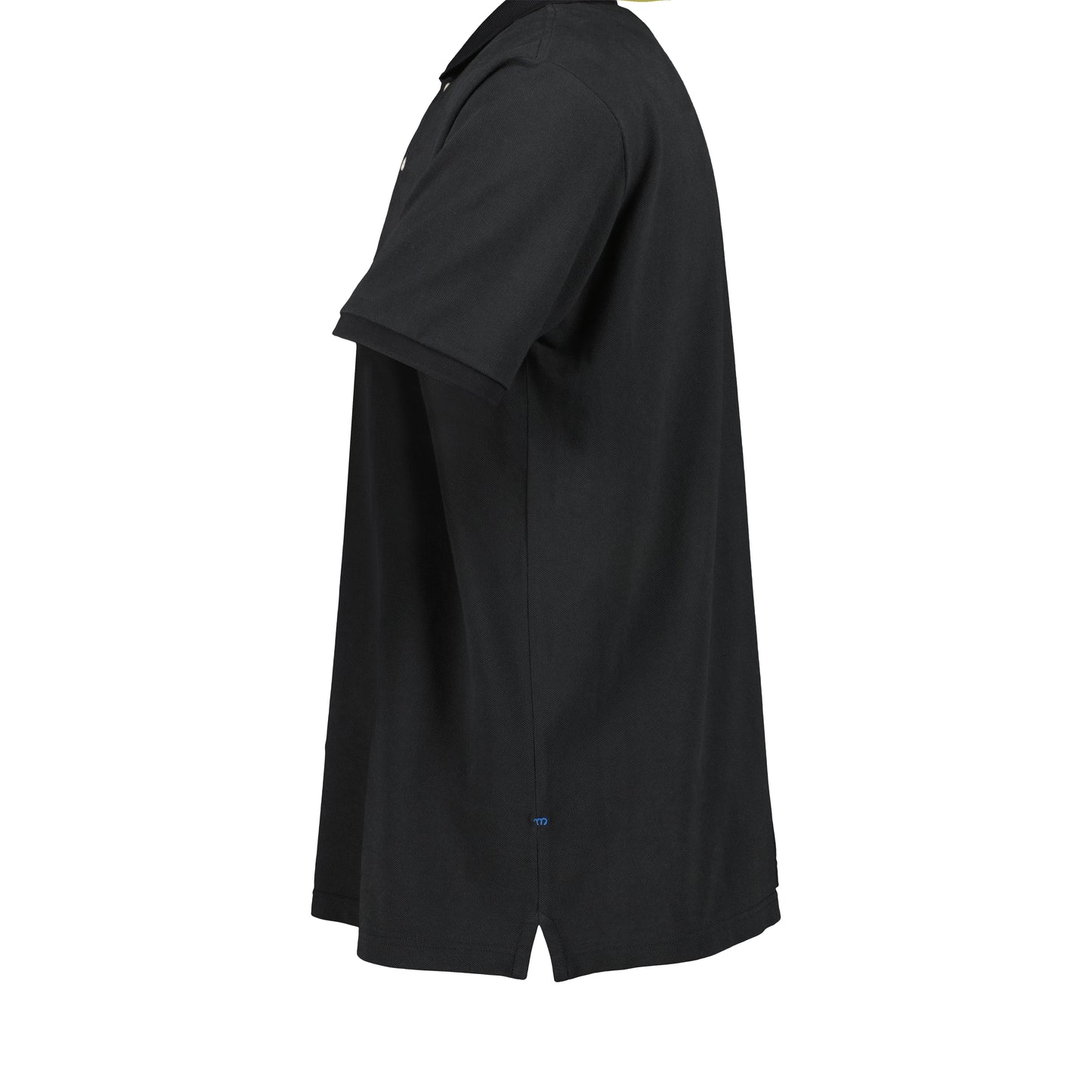 Frank Jersey Cotton Piquet Polo Black