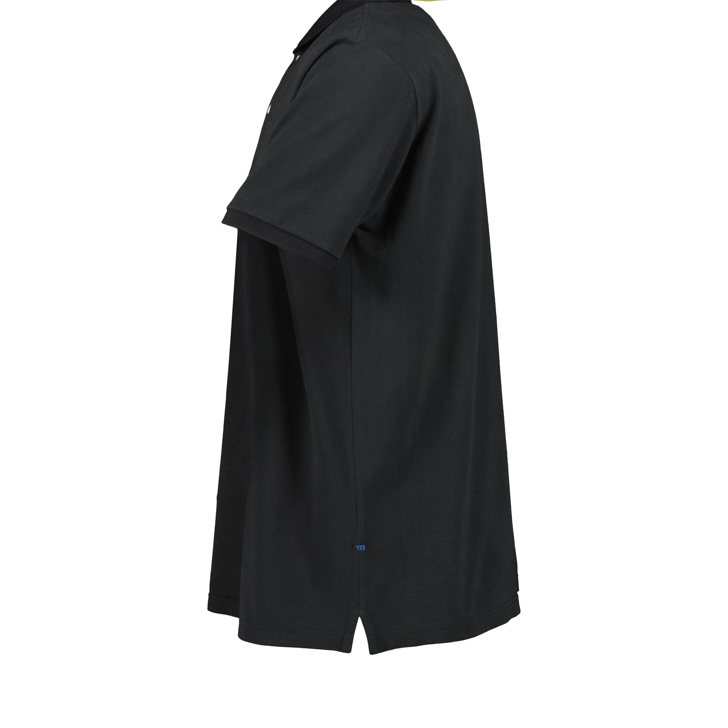Frank Jersey Cotton Piquet Polo Black