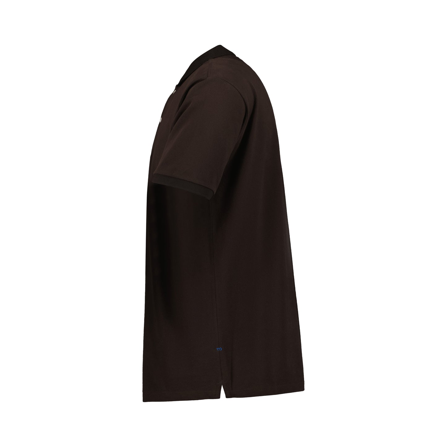 Frank Jersey Cotton Piquet Polo Dark Chocolate Brown