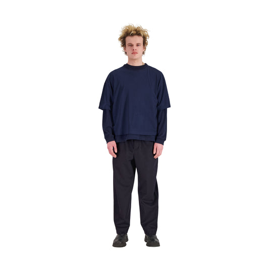 Nat Jersey Cotton Surfer T Shirt Midnight Blue