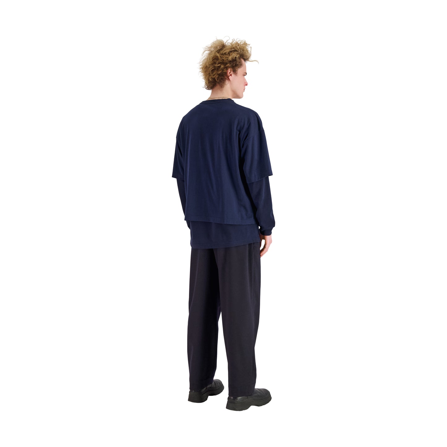 Nat Jersey Cotton Surfer T Shirt Midnight Blue