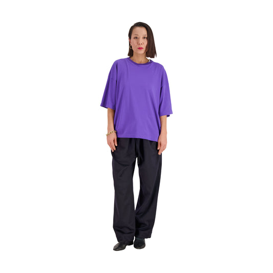 Nat Jersey Cotton Surfer T Shirt Bright Purple