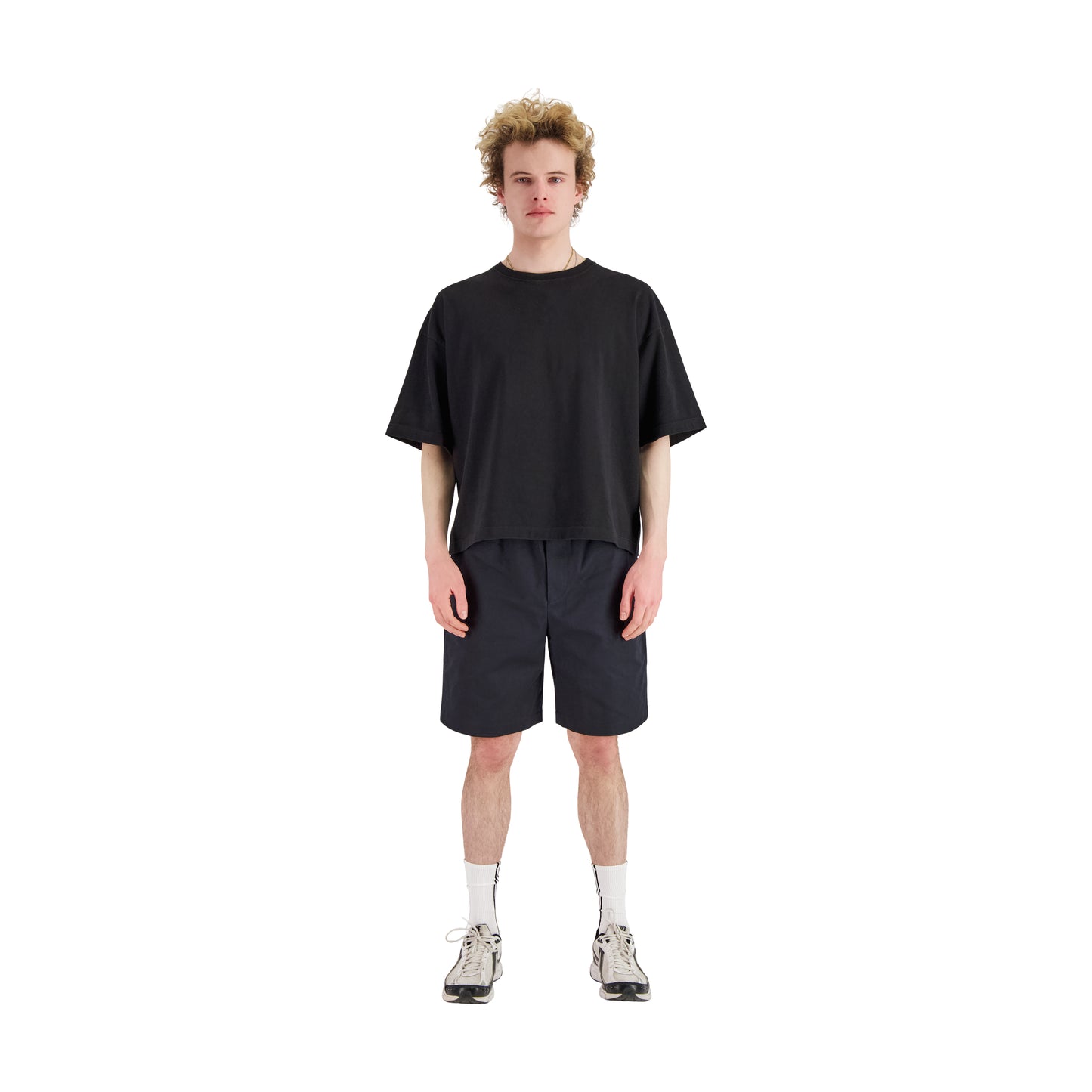 Nat Jersey Cotton Surfer T Shirt Black