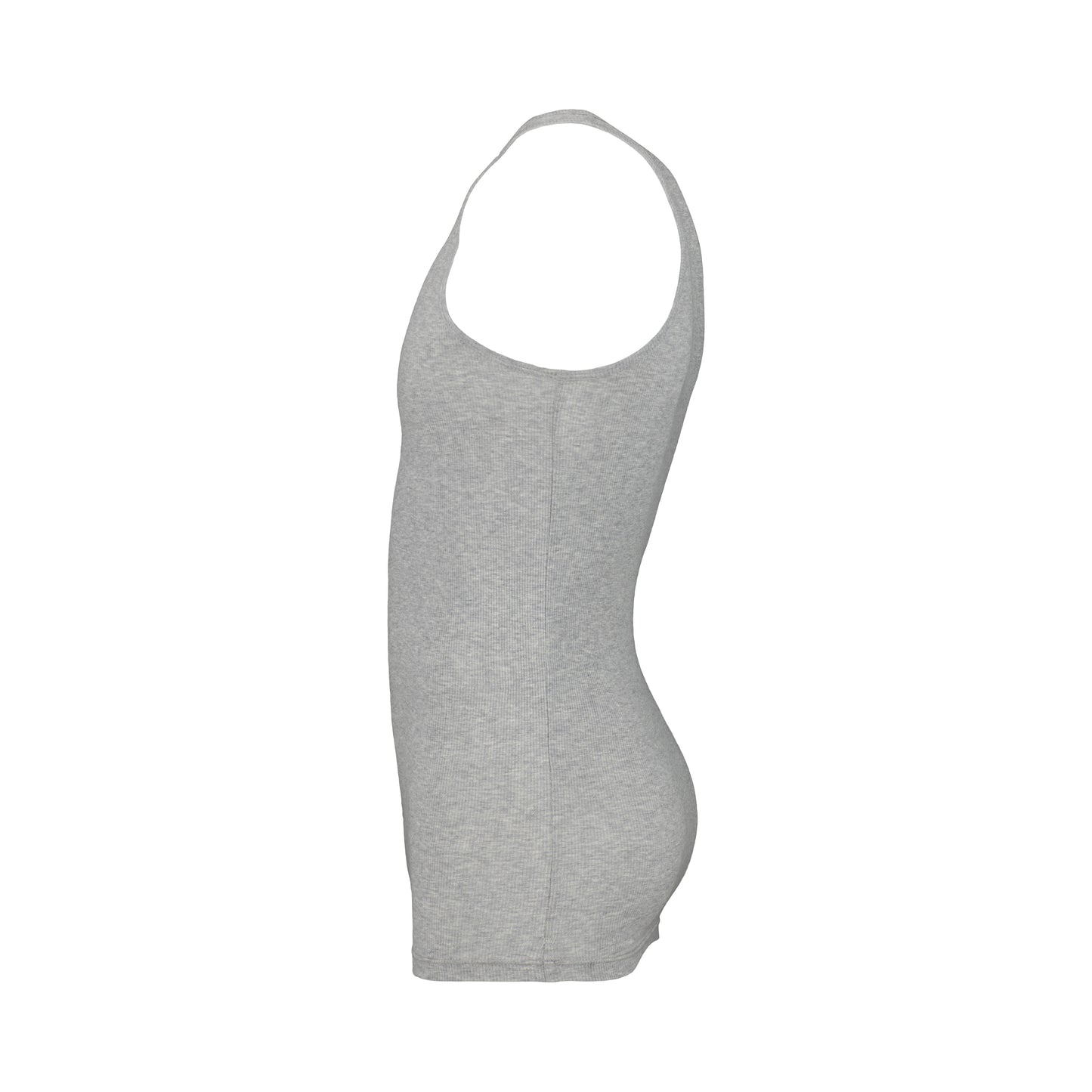 Francis Jersey Rib Tank Top Grey Melange
