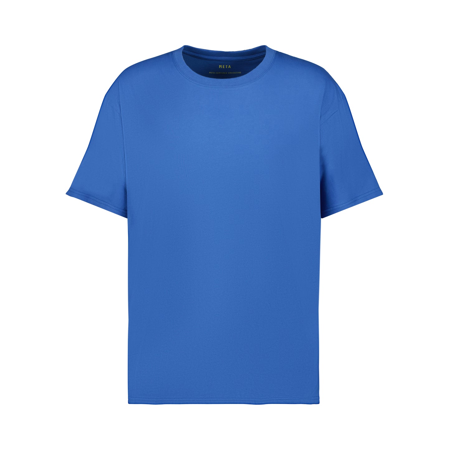 Peter Jersey Cotton T Shirt Meta Blue