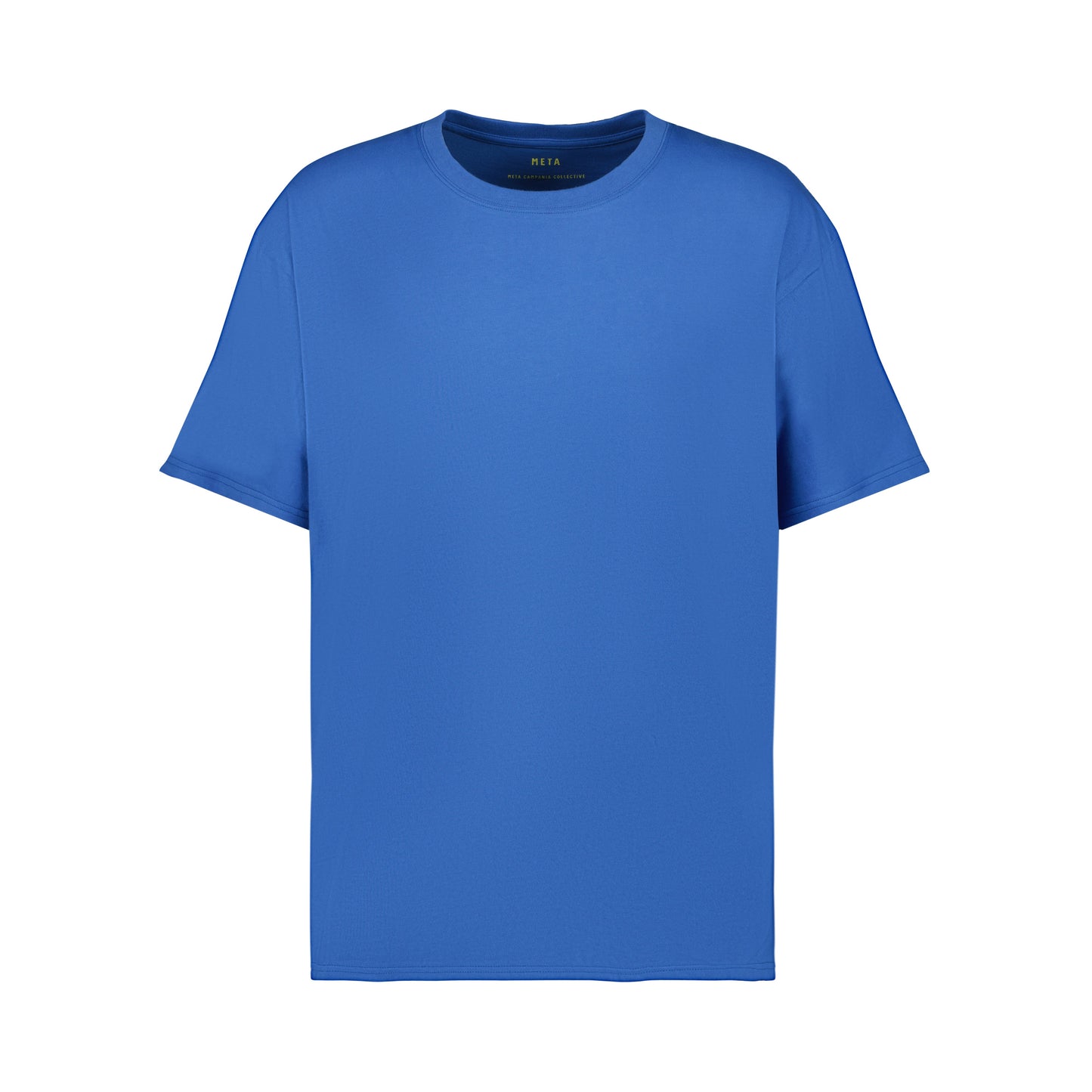 Peter Jersey Cotton T Shirt Meta Blue